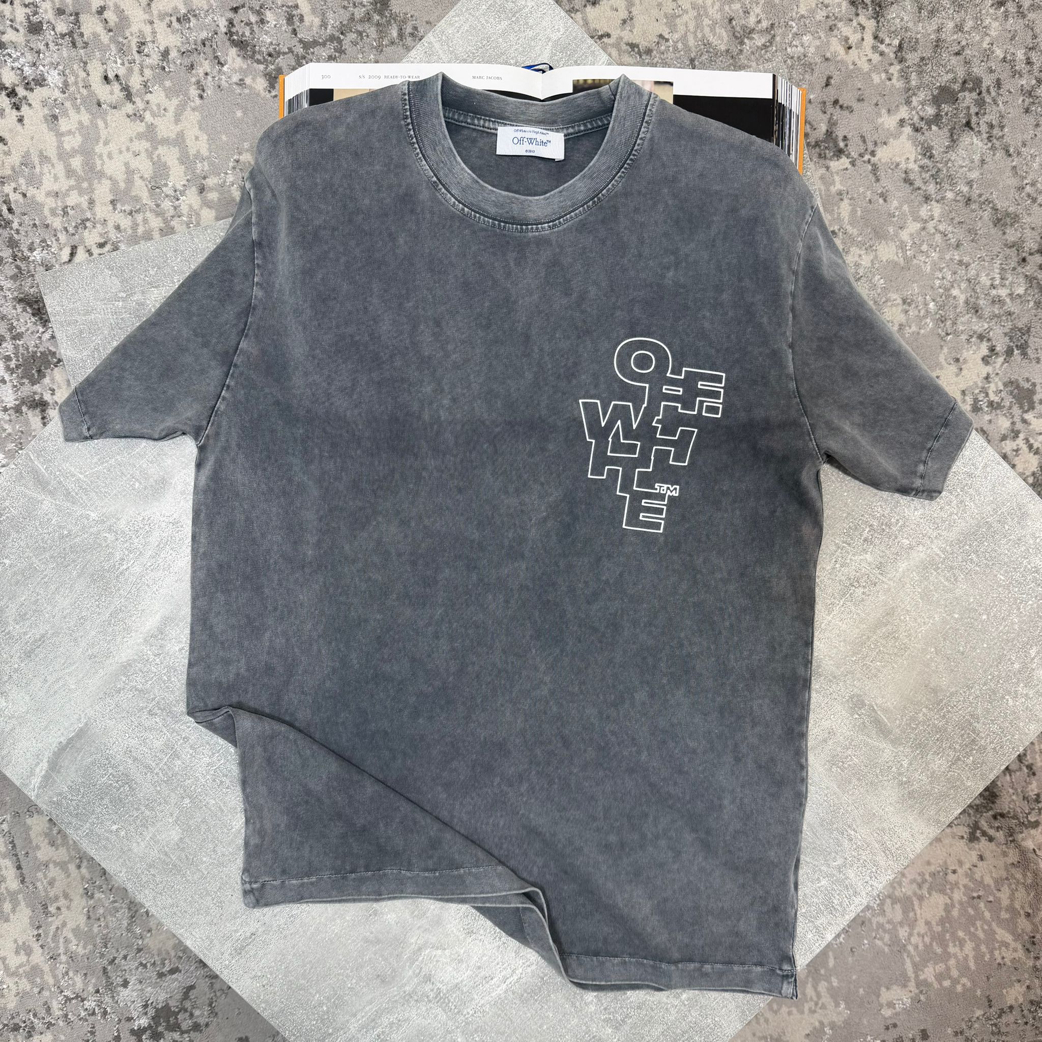 OW Tshirt Washed Grey image 0