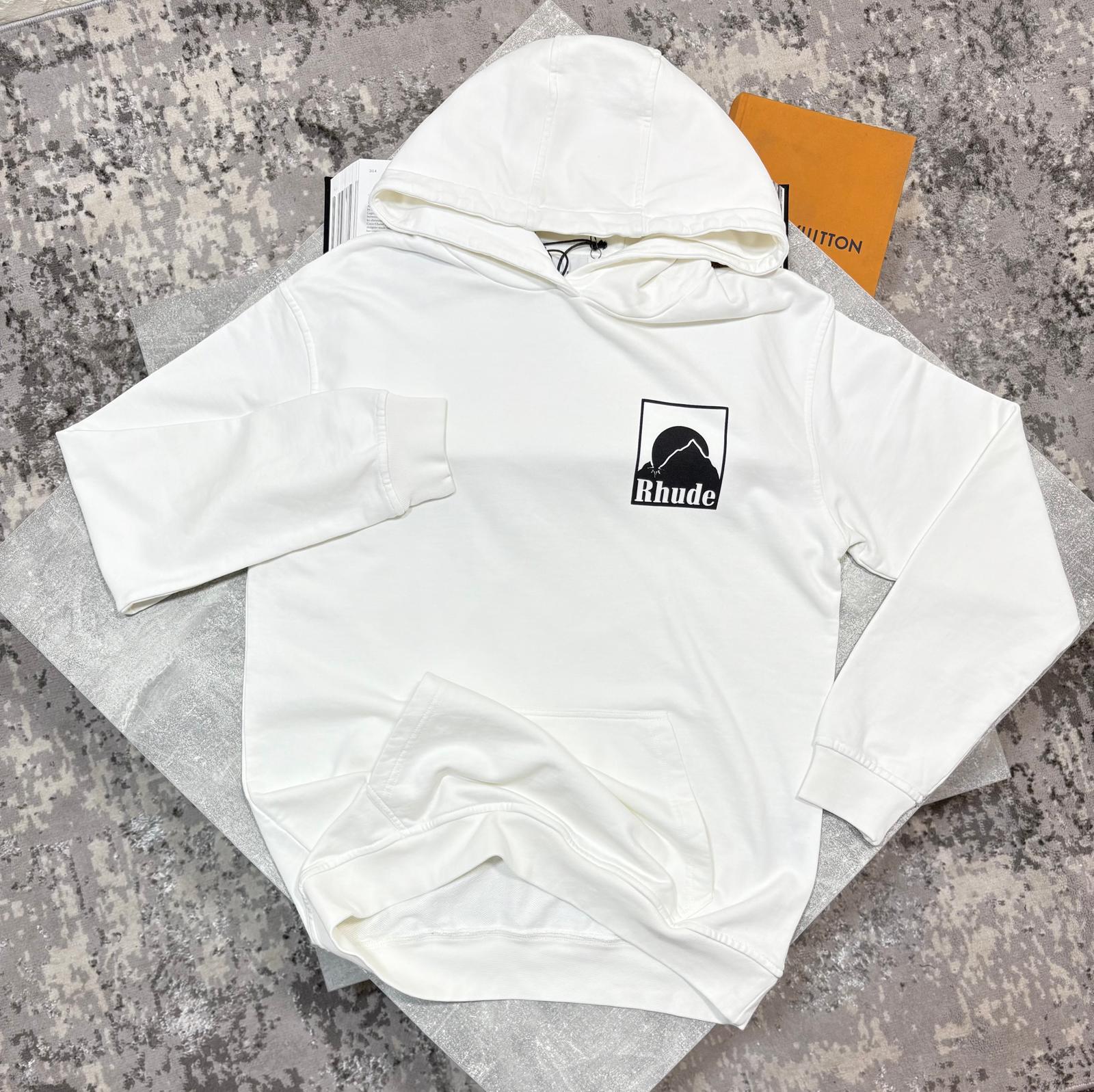 Hude Hoodie White image 0