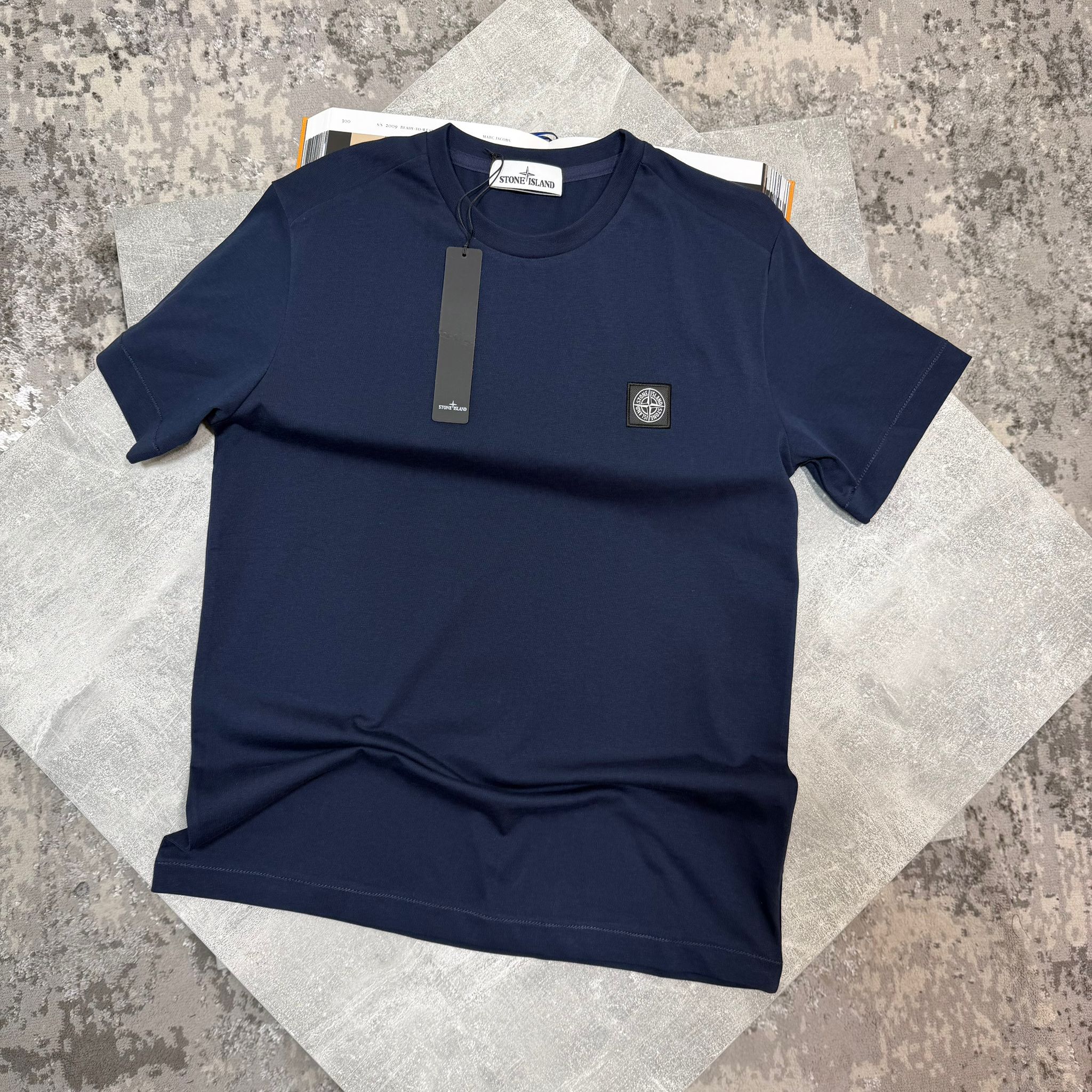 Stone Tshirt Navy image 0