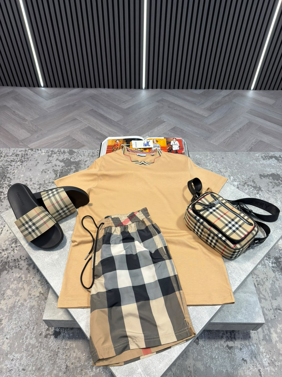 Burb Tshirt Khaki image 3