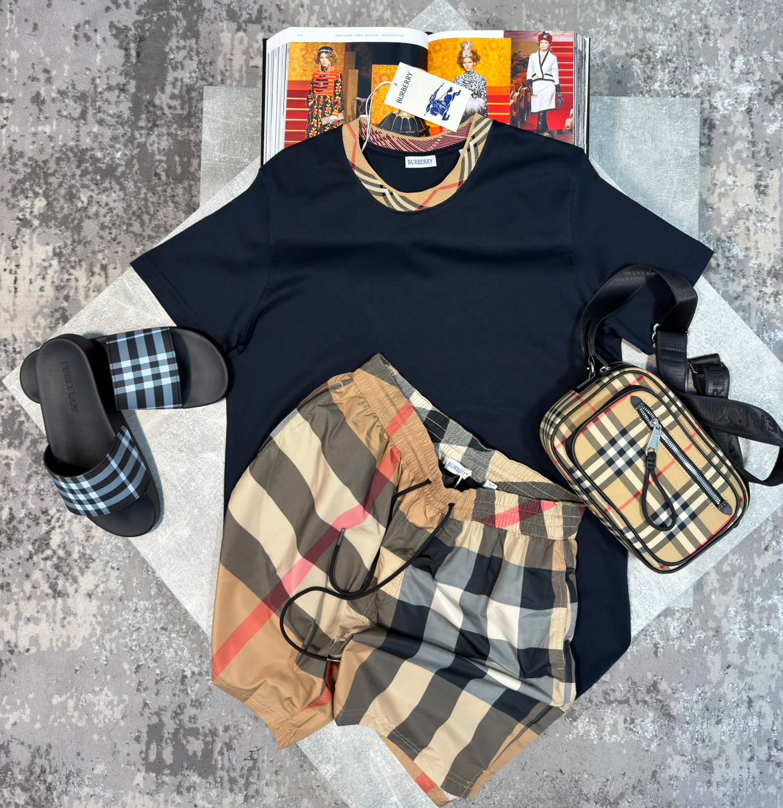 Burb Tshirt Navy image 3