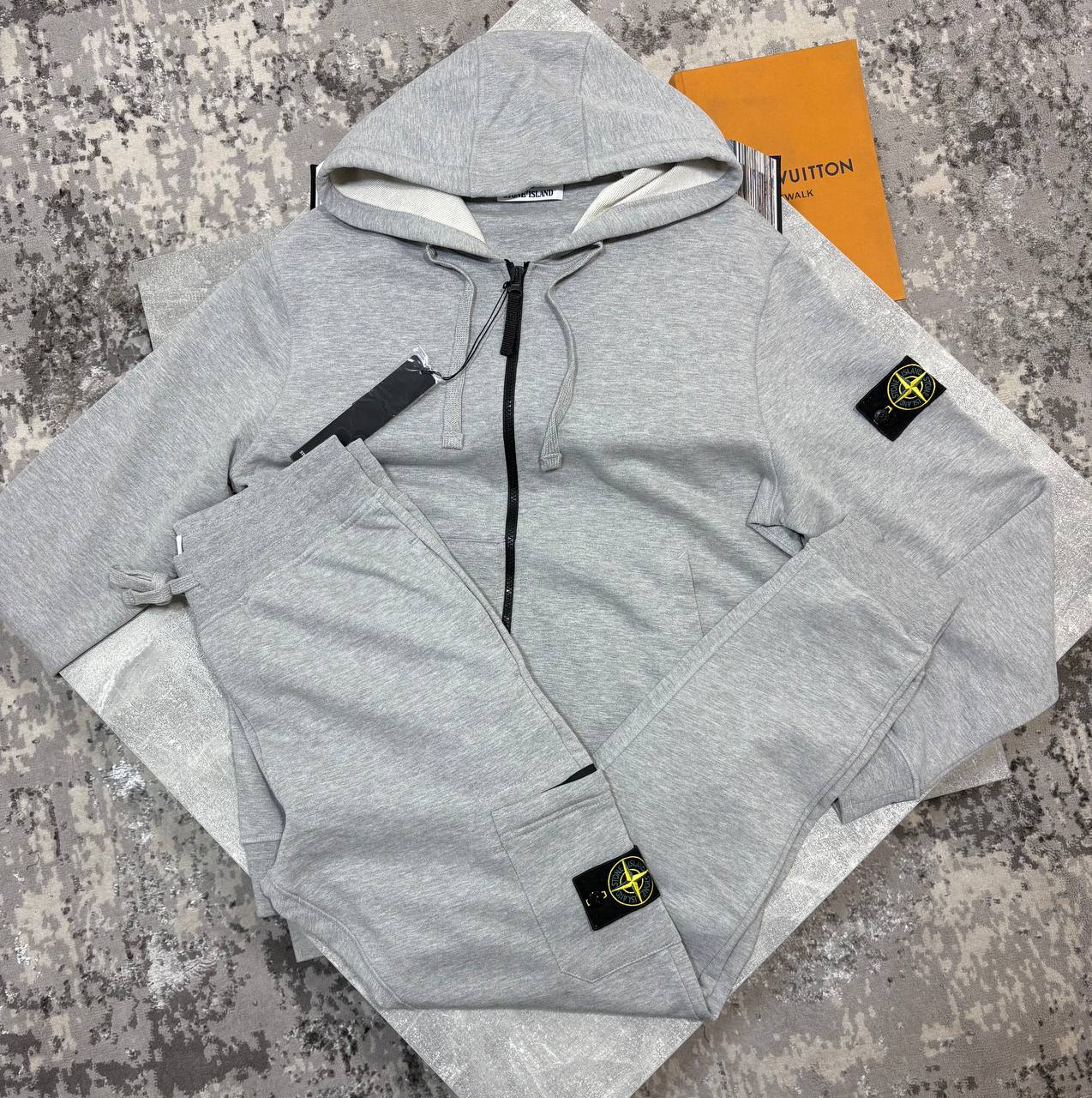 STONE ISLAND TRACKSUITS LIGHT GREY image 0