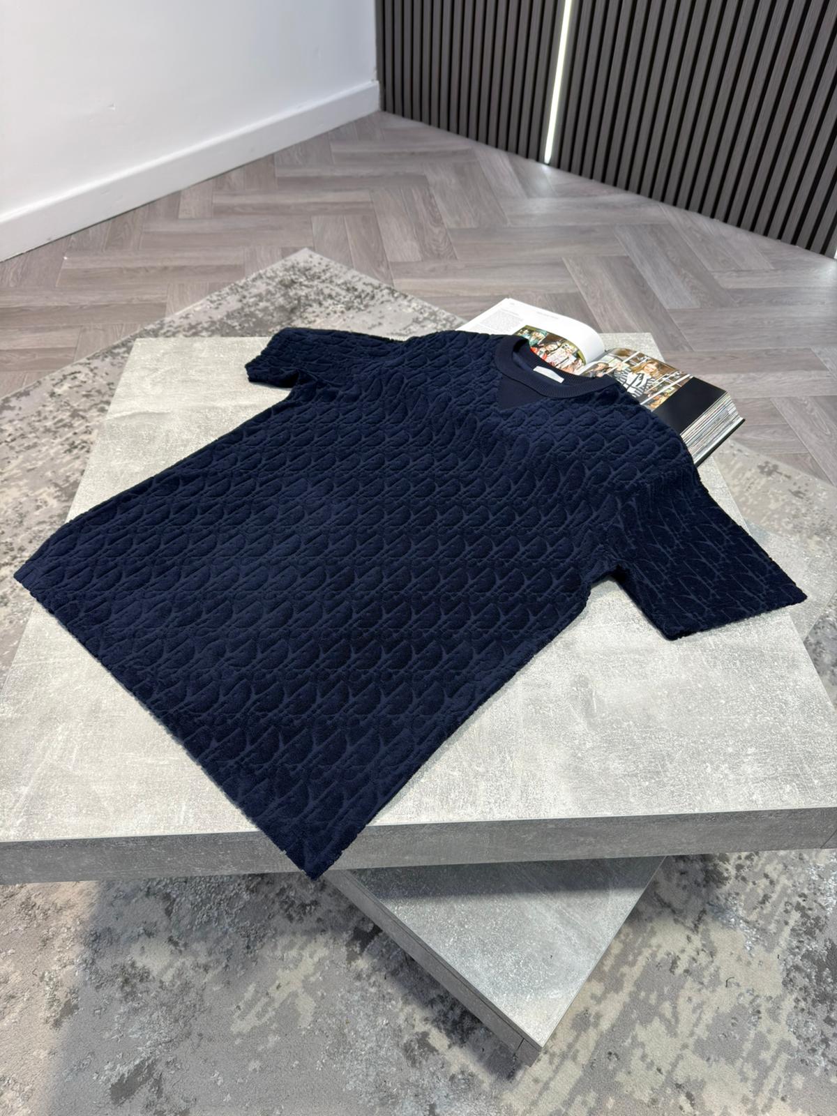 CD ablique Tshirt Navy image 1