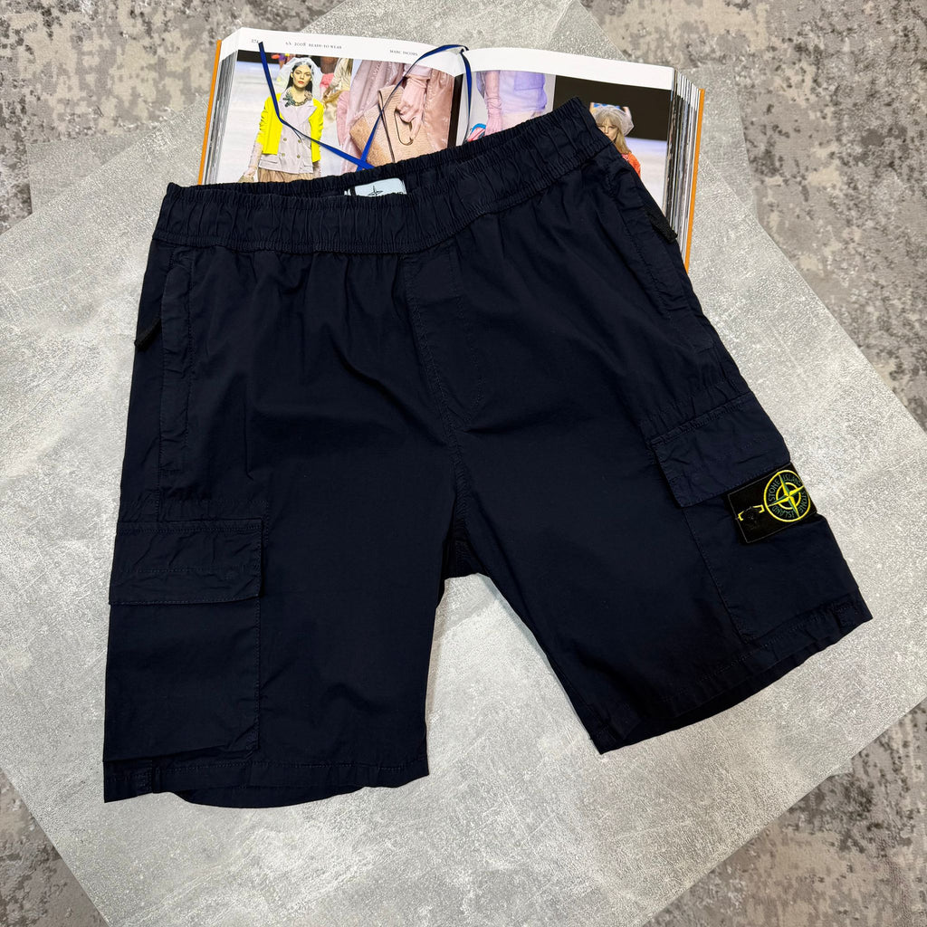 Stone cargo shorts Navy image 0