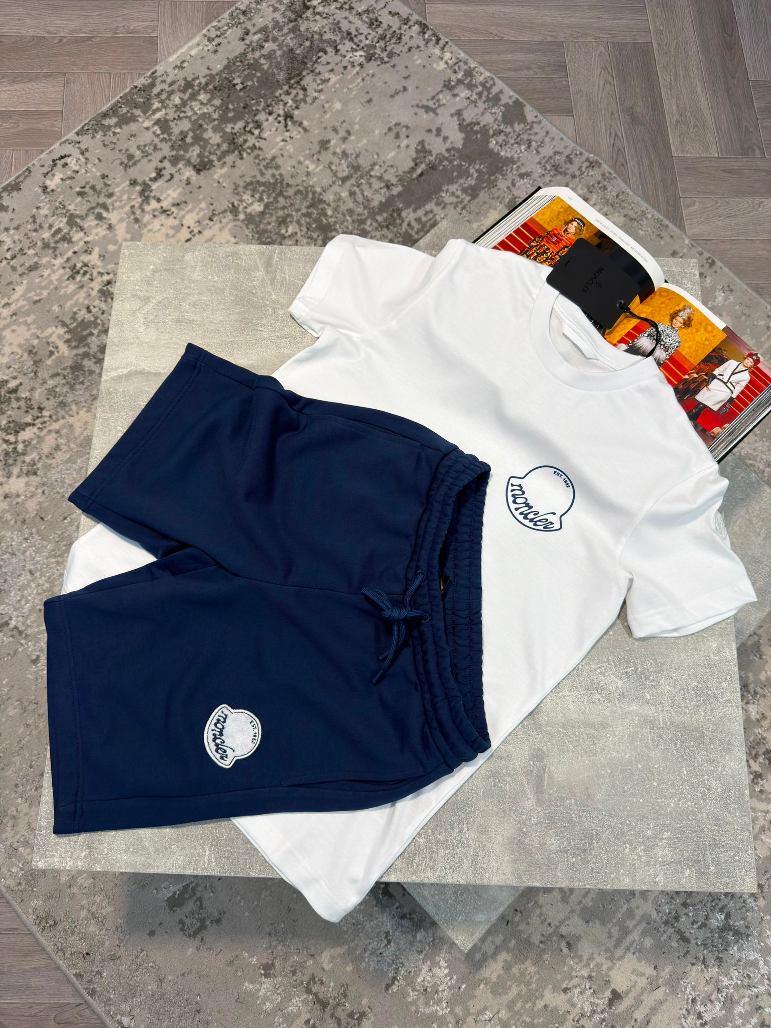 MNCLR cotton shorts Navy image 2