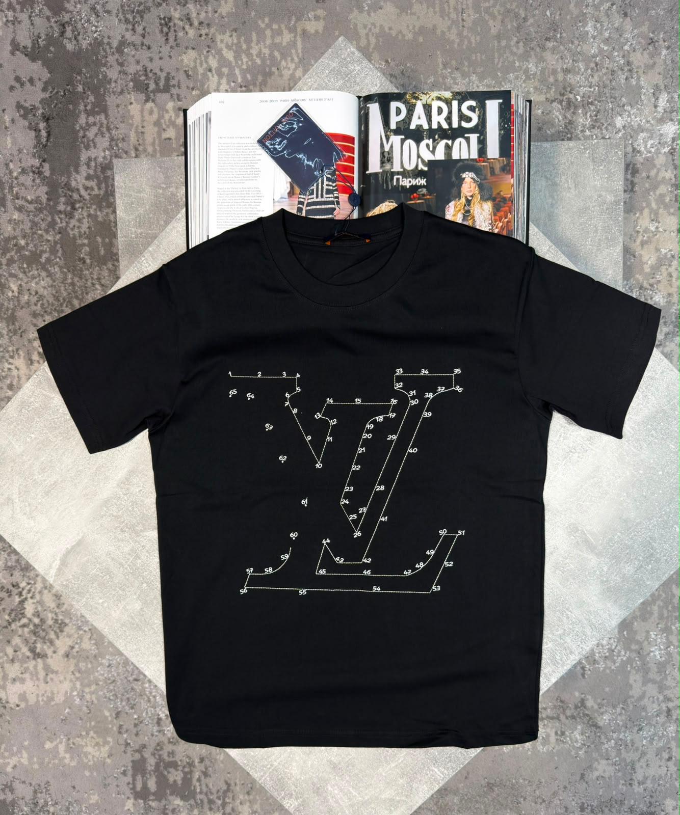 LV Tshirt Black LV