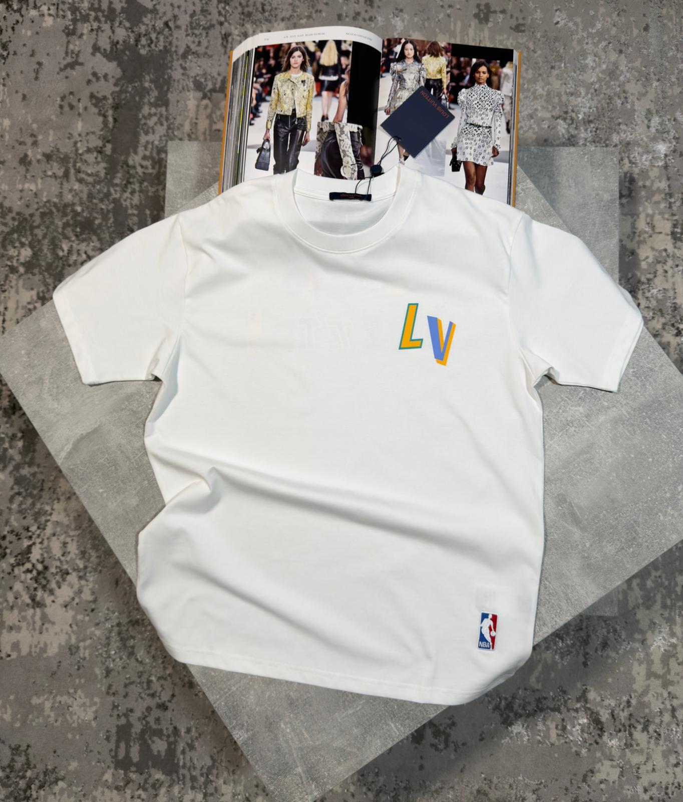 LV Tshirt White LV
