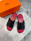 Hermes Sliders Black & Red Herm