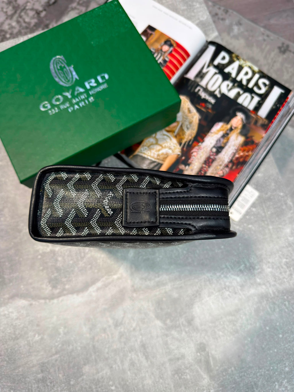 Goyard Mens Wash Bags Black GOYARD