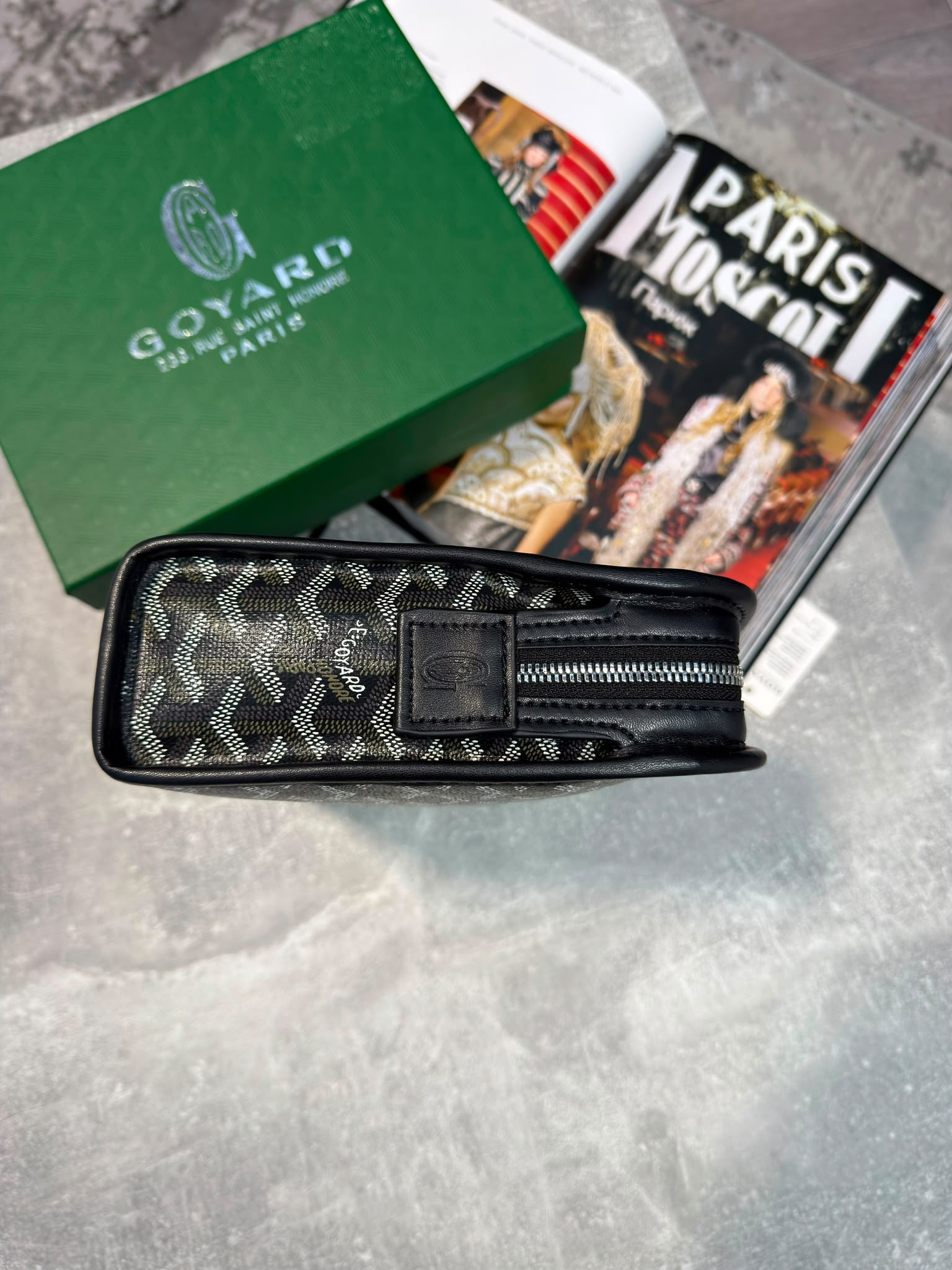 Goyard Mens Wash Bags Black GOYARD