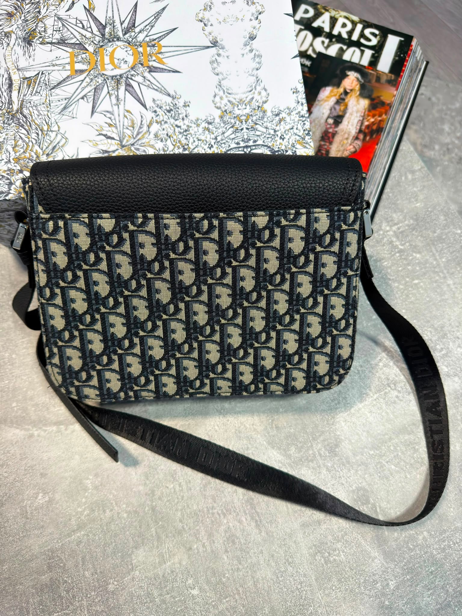 Dior Mens Saddle Bag Beige DIOR