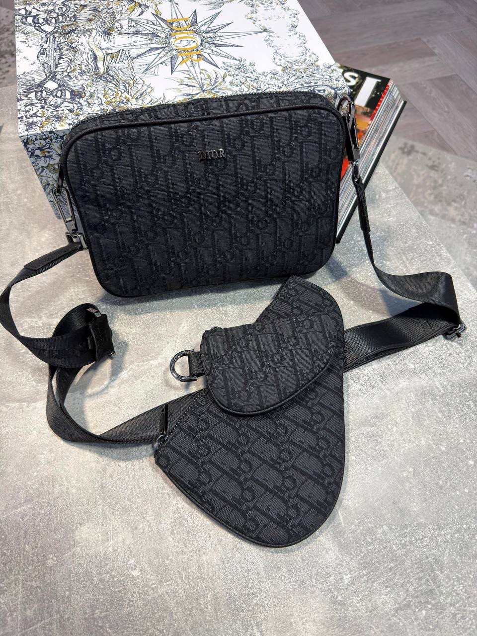 Dior Mens Saddle 3 in 1 Bag DIOR
