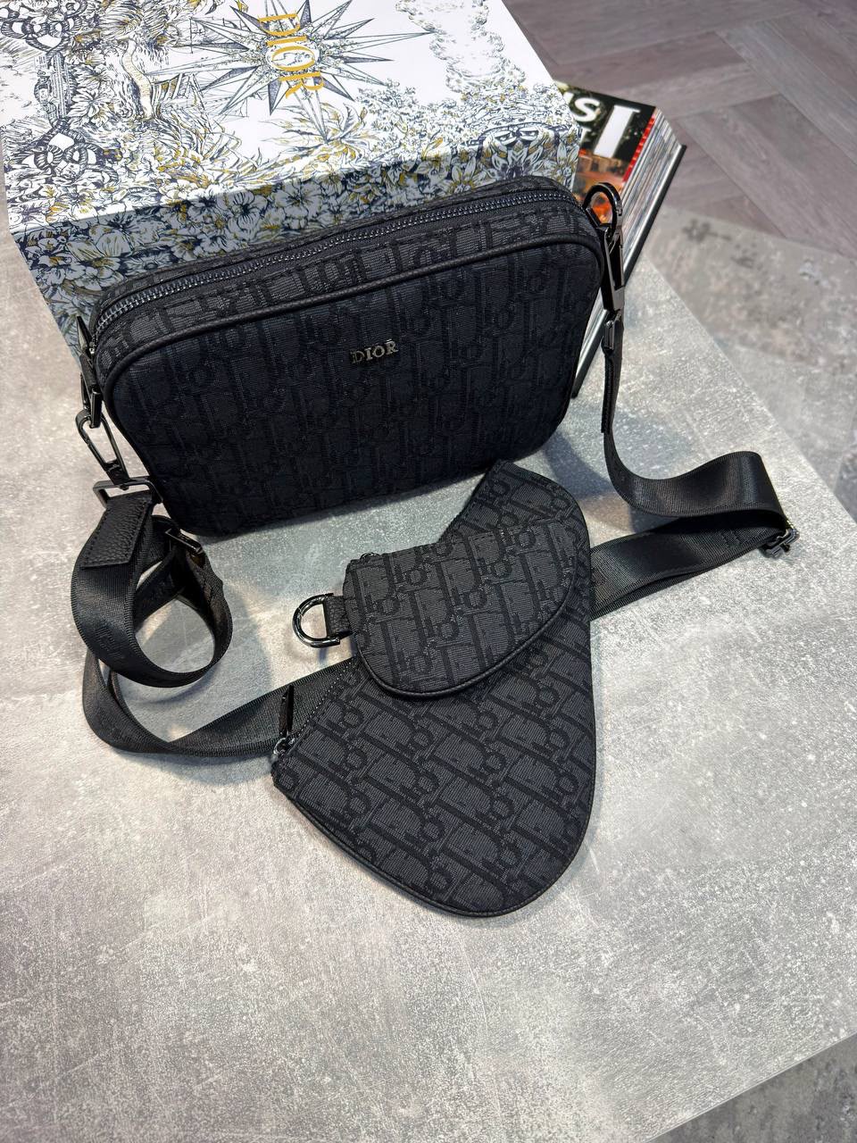 Dior Mens Saddle 3 in 1 Bag DIOR