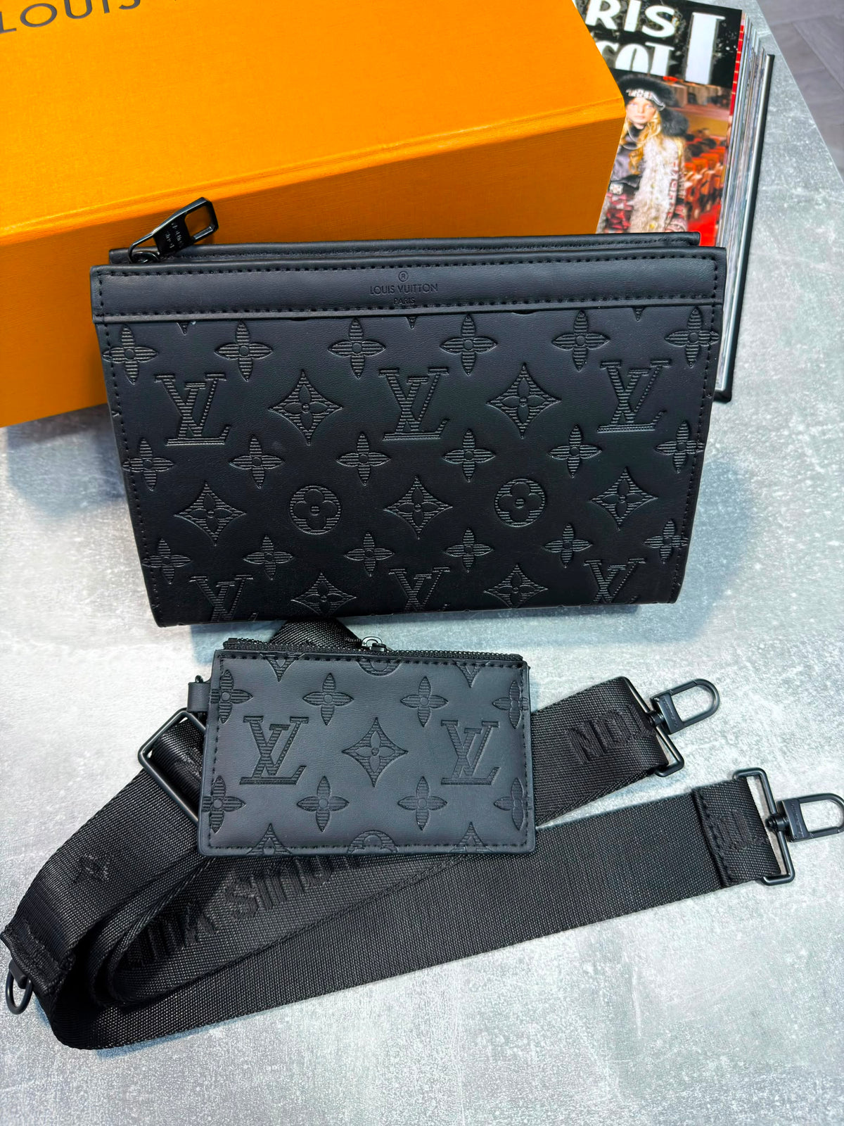 LV Mens Bag Black LV