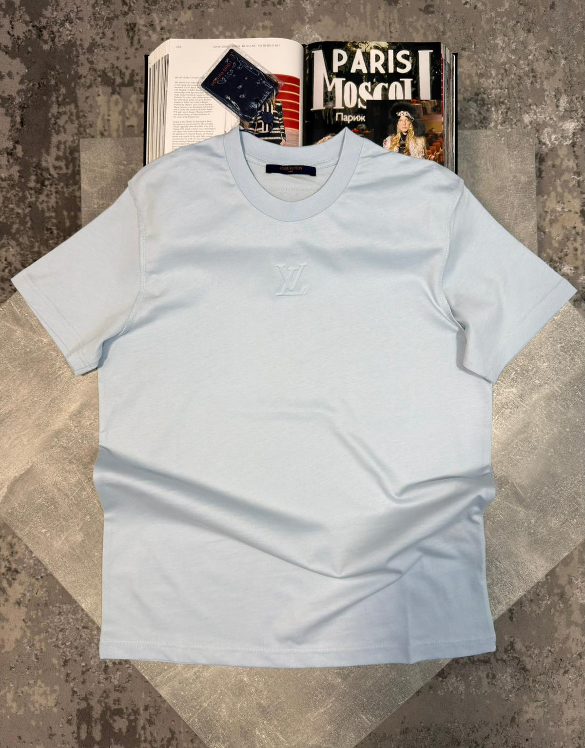 LV T-shirt Sky Blue LV