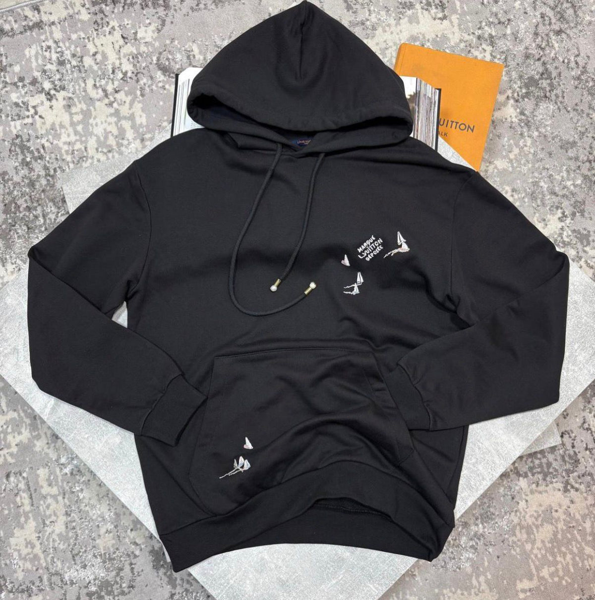 LV hoodie Navy LV