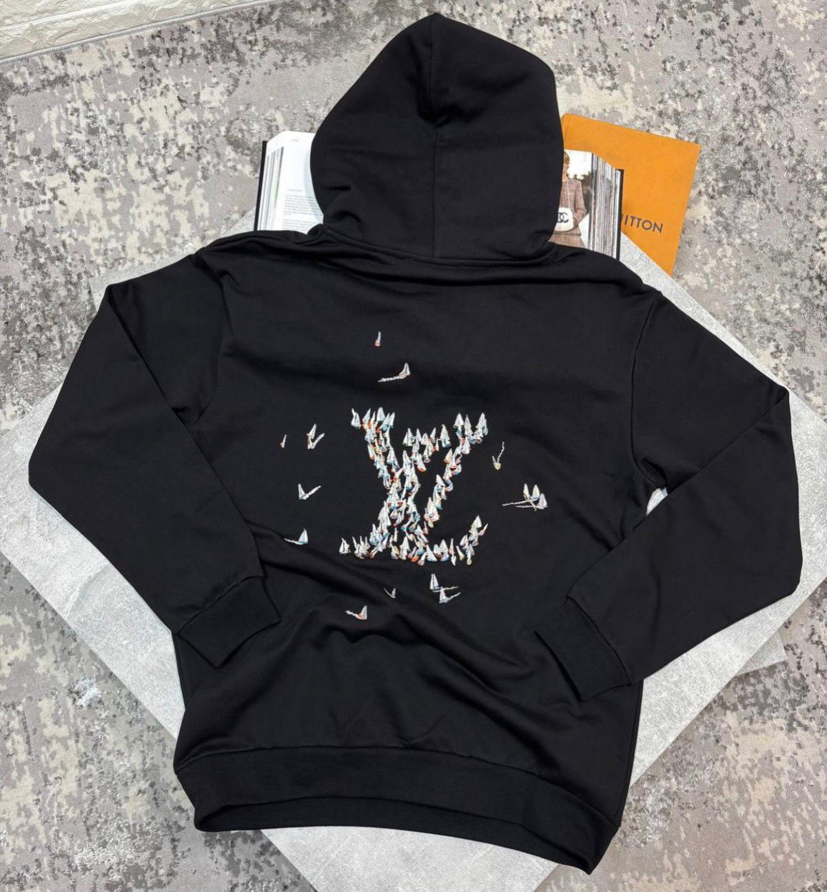 LV hoodie Navy LV