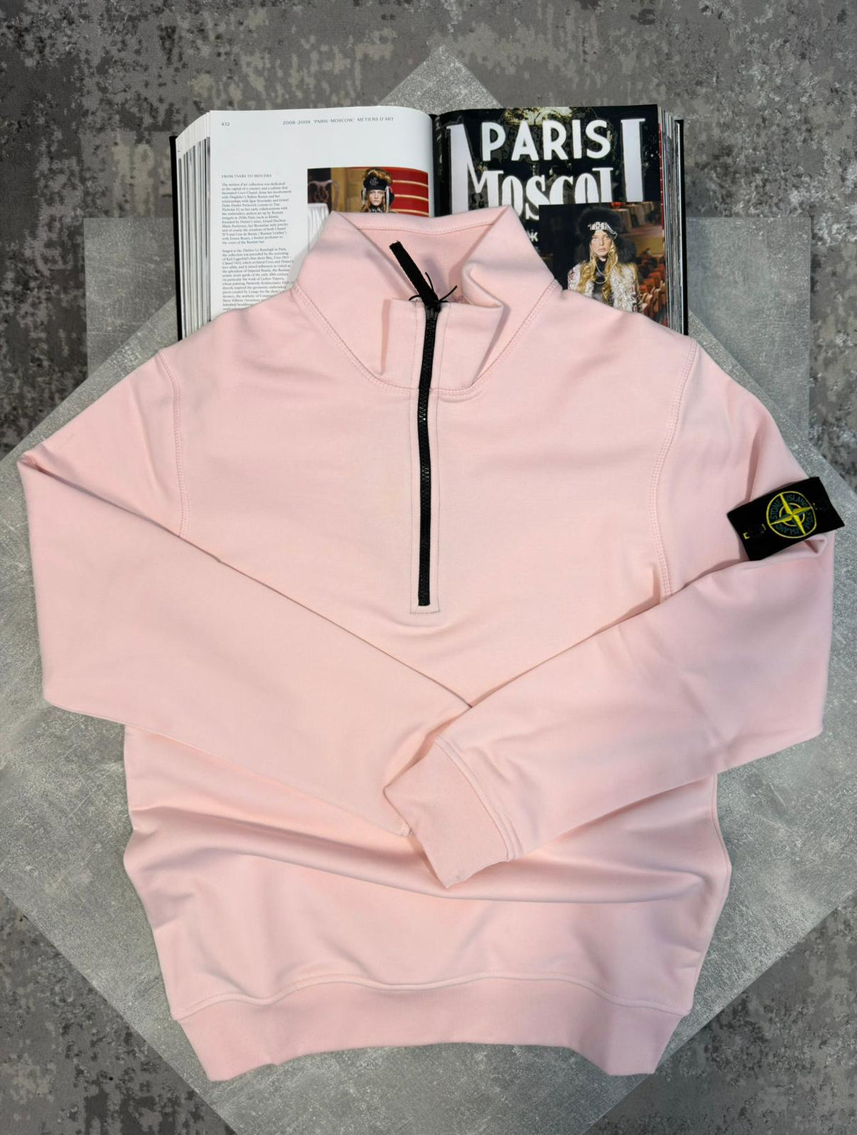 Si 1/4 Zip Pink si