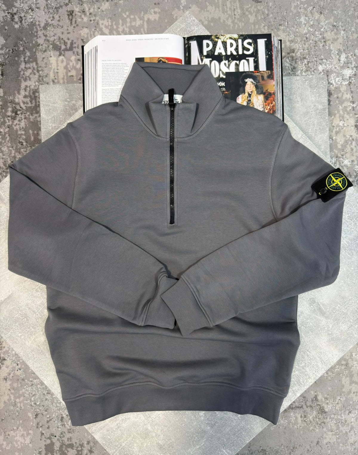 Si 1/4 Zip Dark Grey si