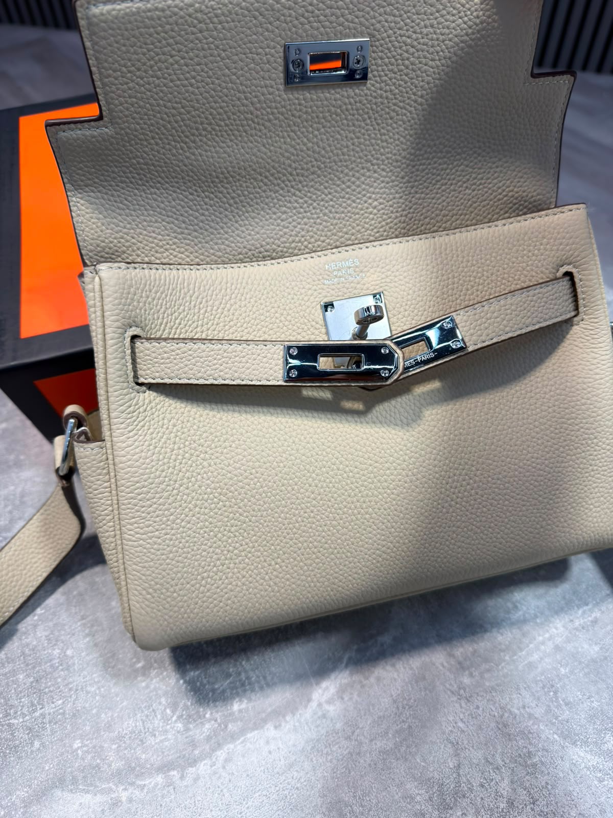 HM Mens Bag Beige Herm