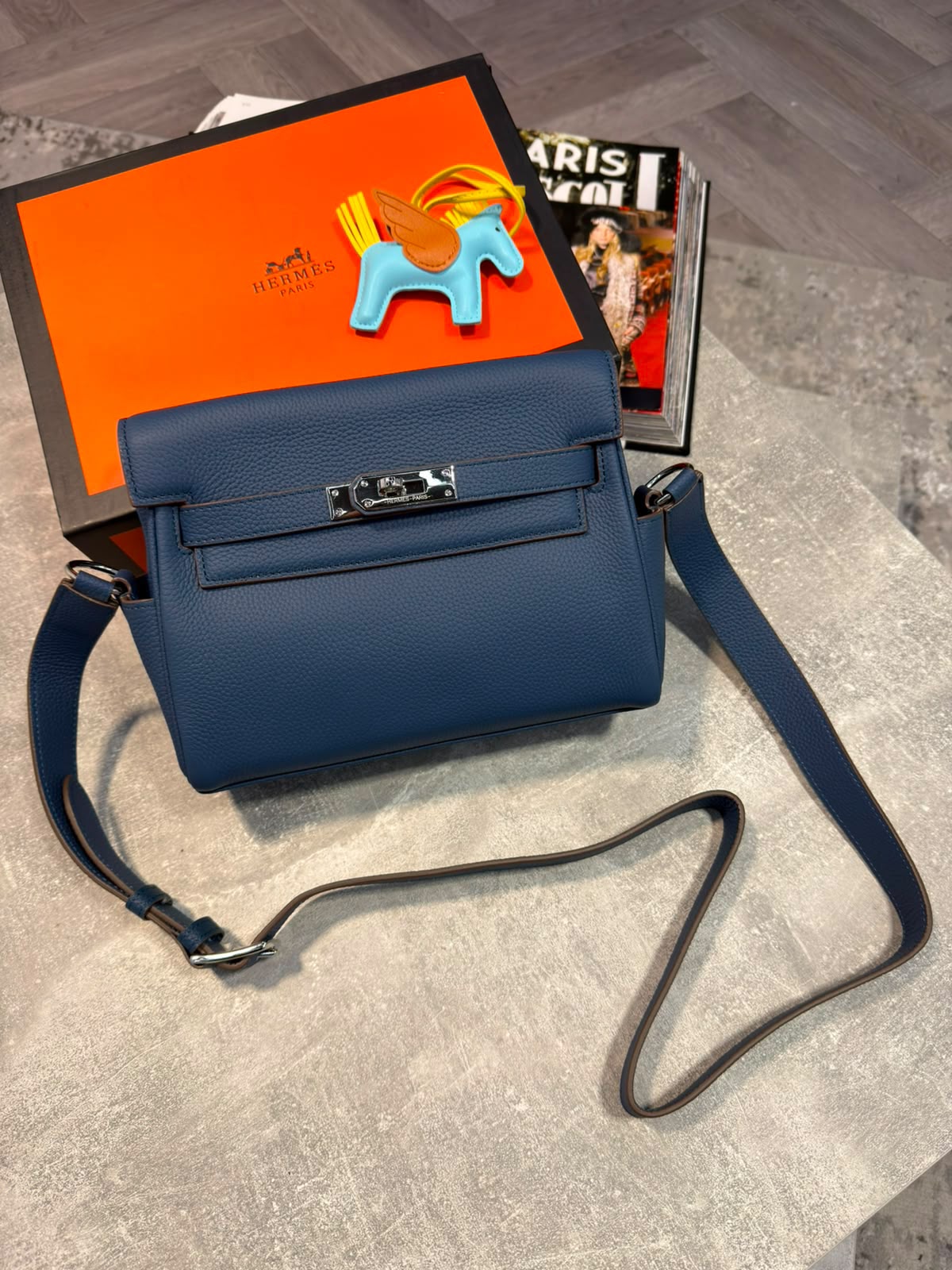 HM Mens Bag Navy Herm
