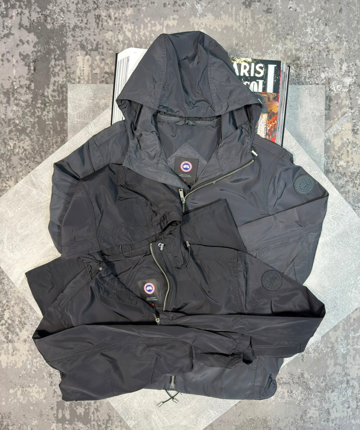 CG windbreaker jacket Black CG