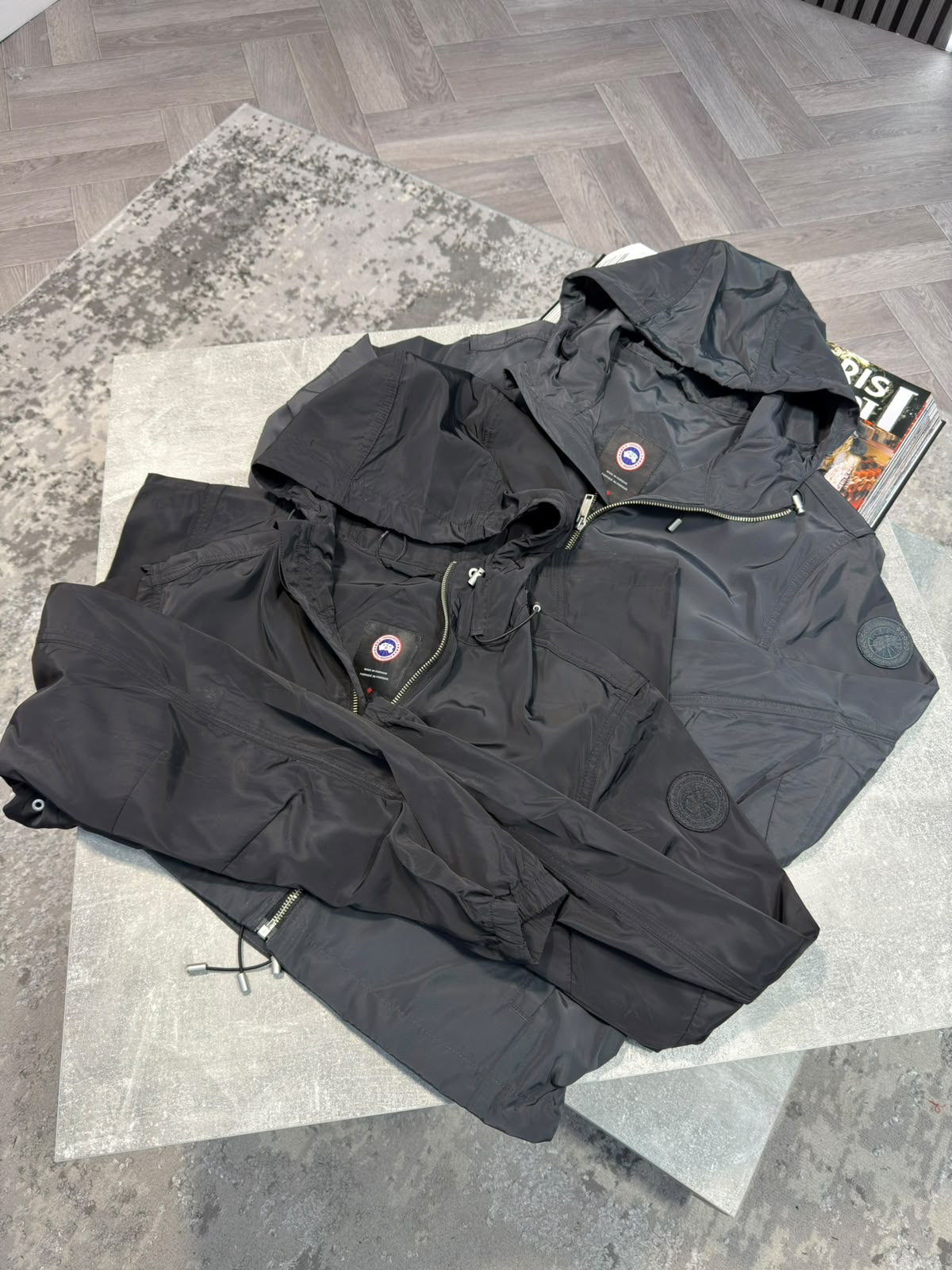 CG windbreaker jacket Black CG