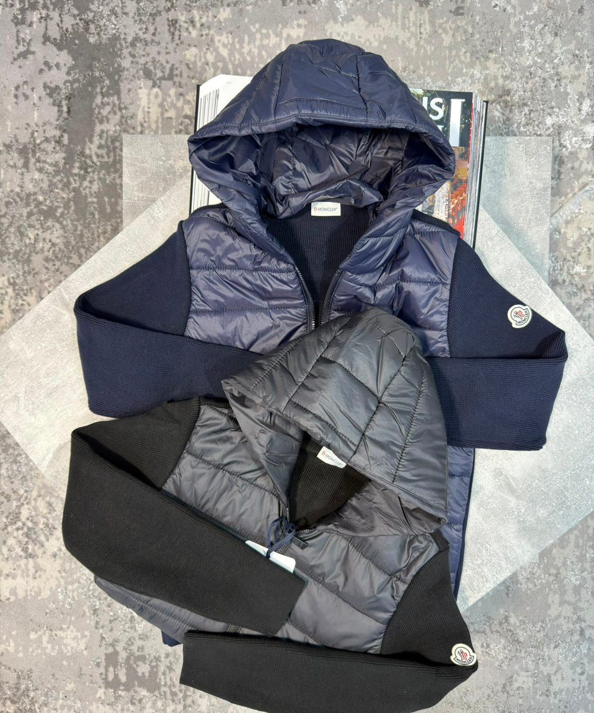 MNCLR padded Zip up jacket Black CLER