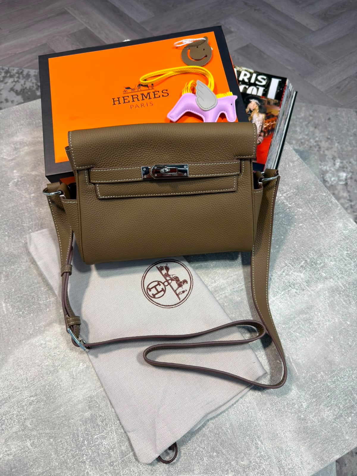 HM Mens bag Brown Herm