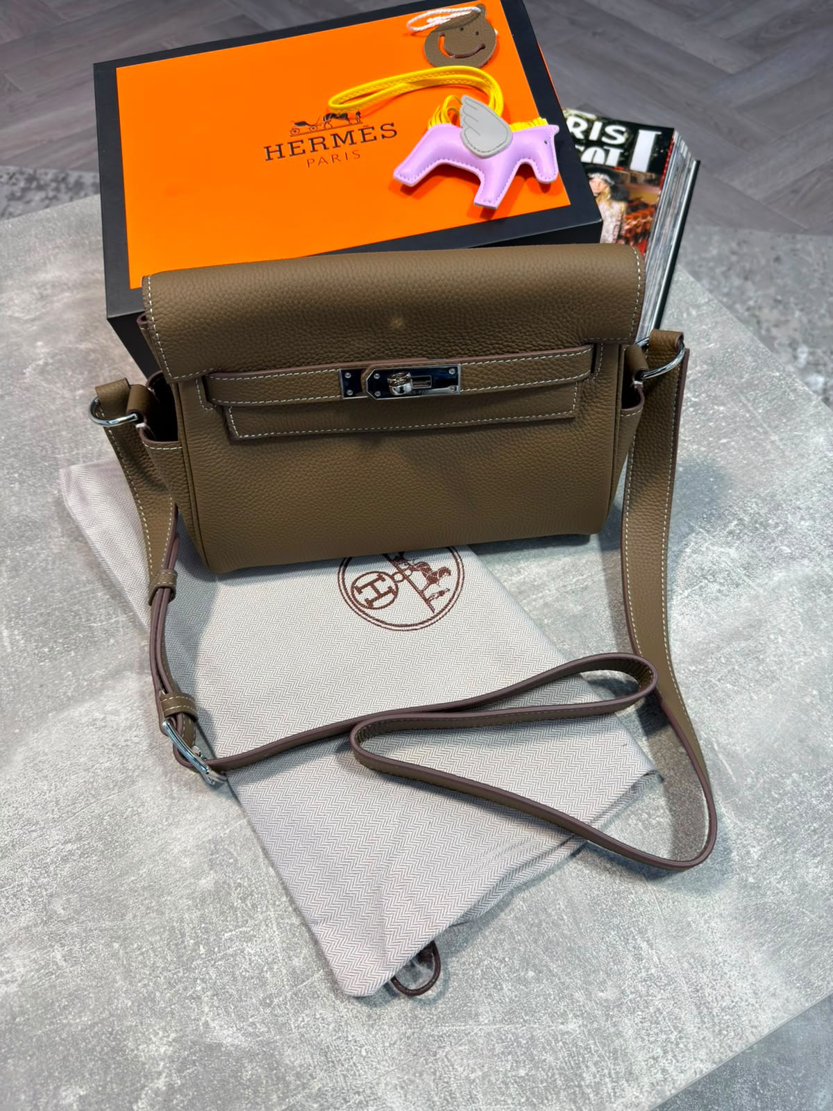 HM Mens bag Brown Herm
