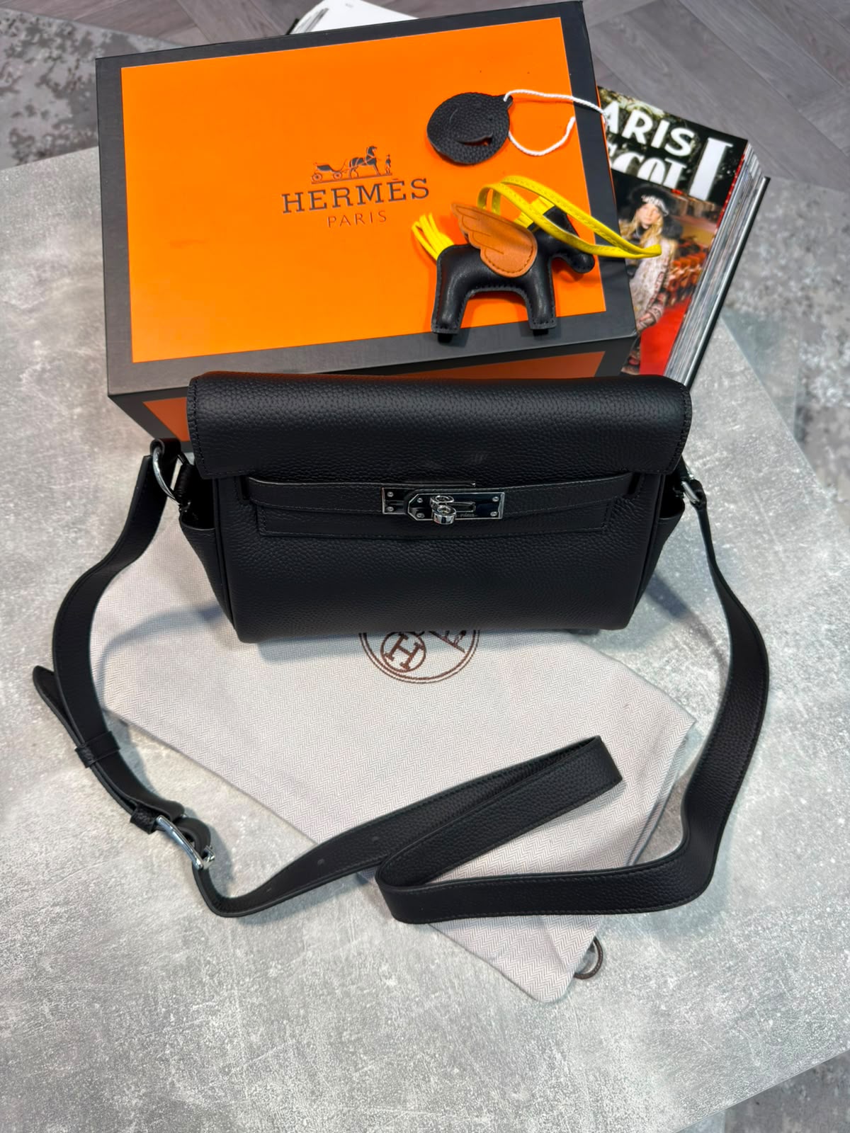 HM Mens bag Black Herm