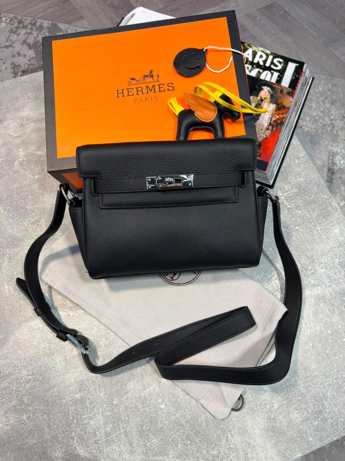 HM Mens bag Black Herm
