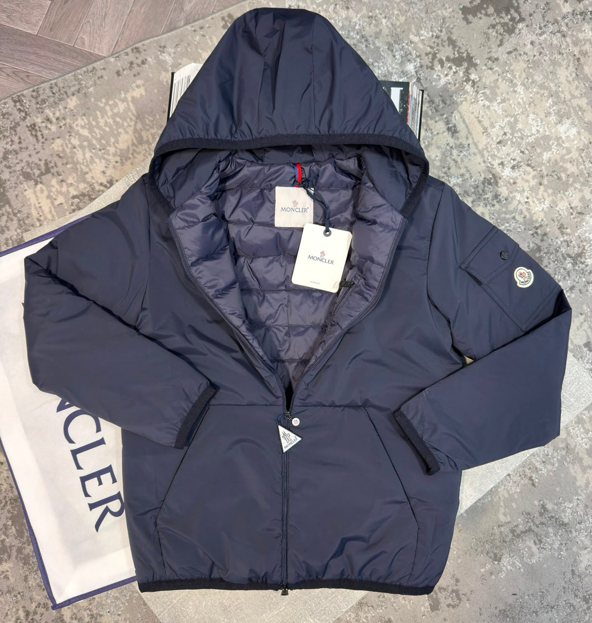 Mnclr Lodge Jacket Navy CLER