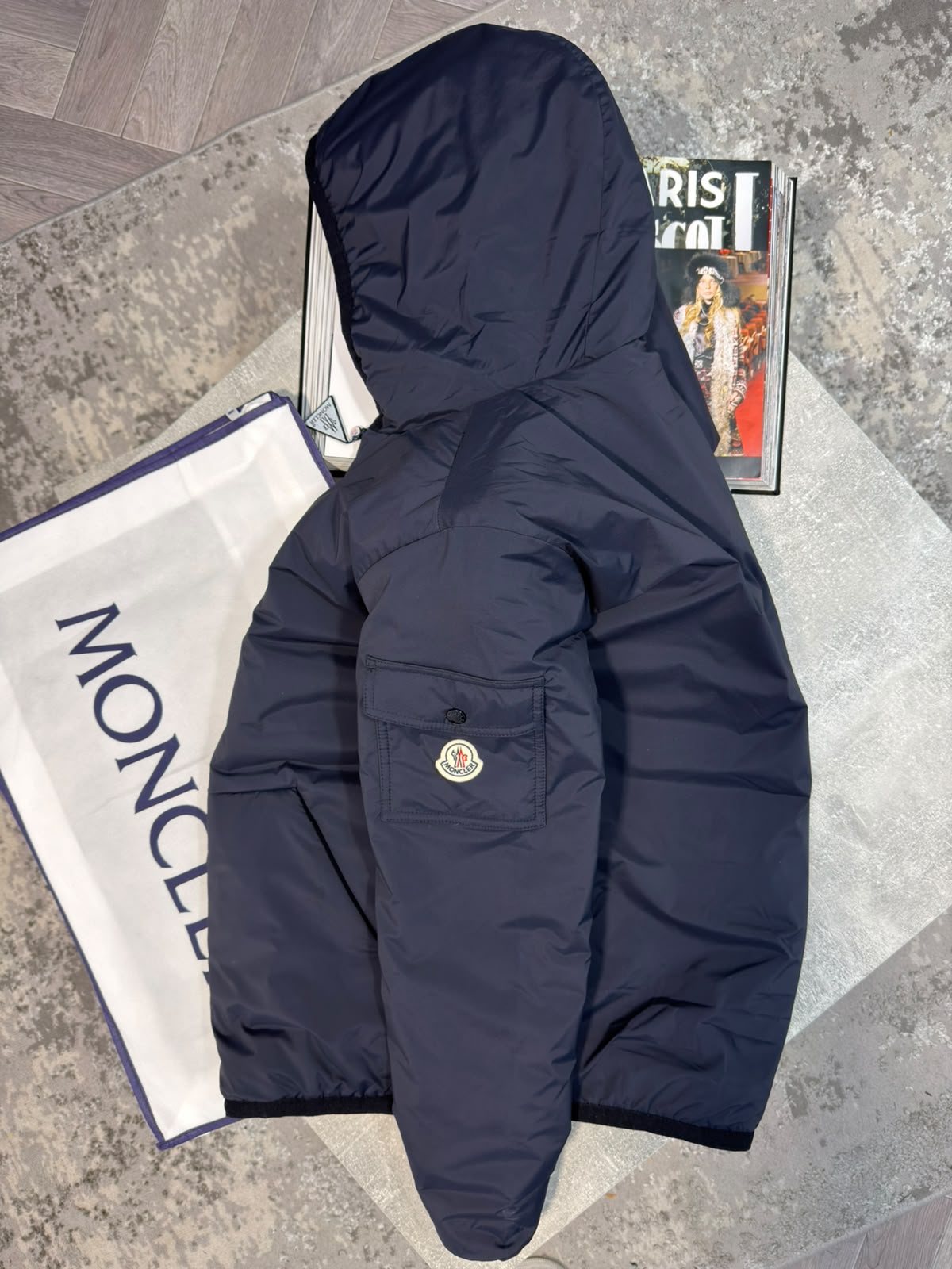 Mnclr Lodge Jacket Navy CLER