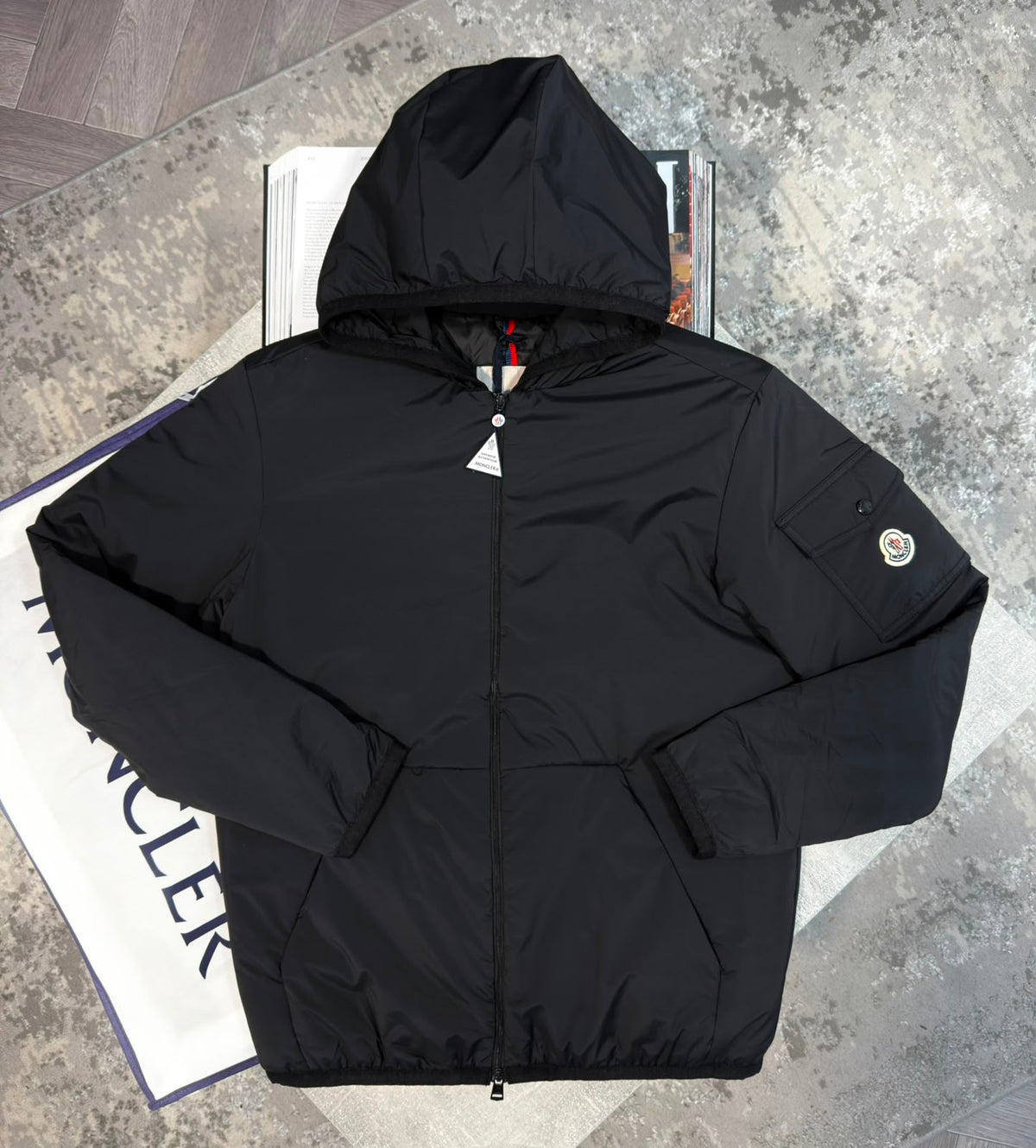 Mnclr Lodge Jacket Black CLER