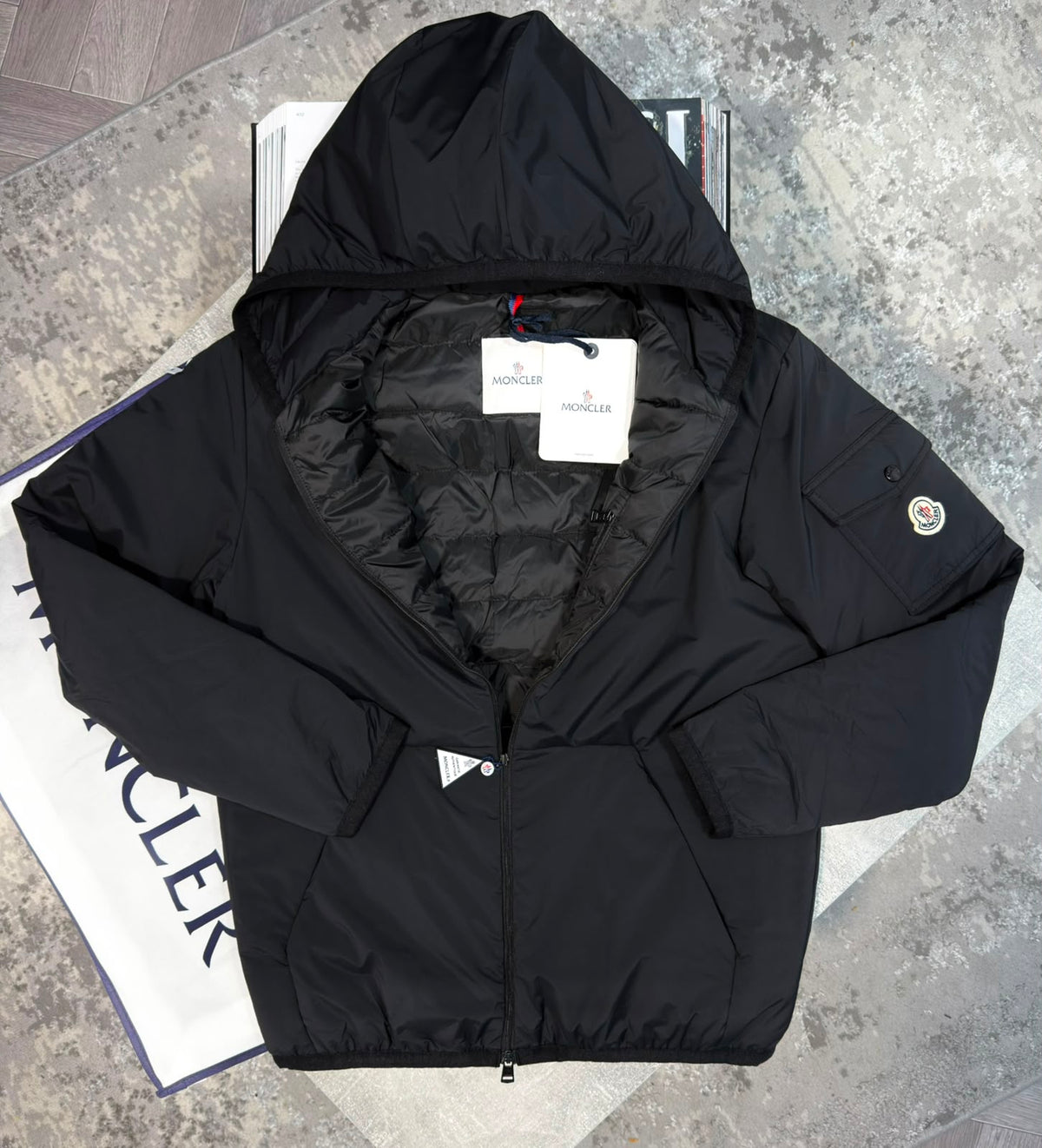 Mnclr Lodge Jacket Black CLER