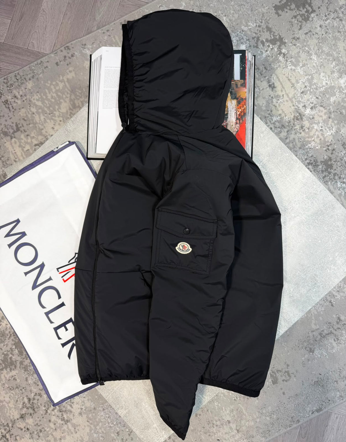 Mnclr Lodge Jacket Black CLER