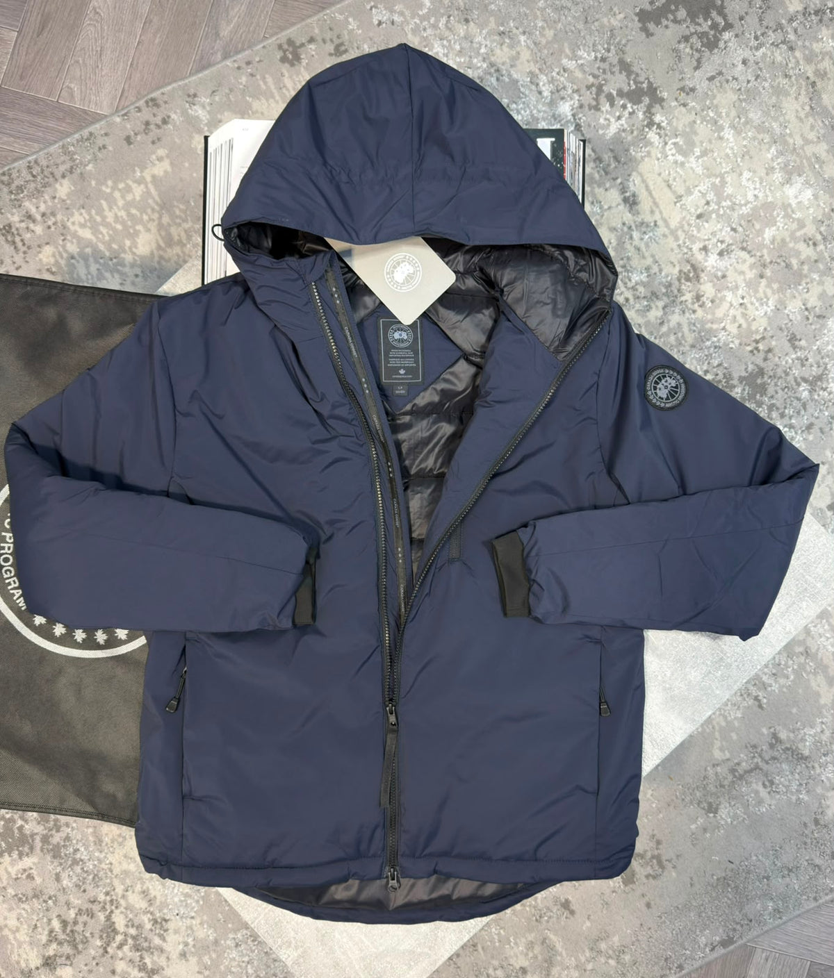 CG Lodge Jacket Ghost Badge Navy CG