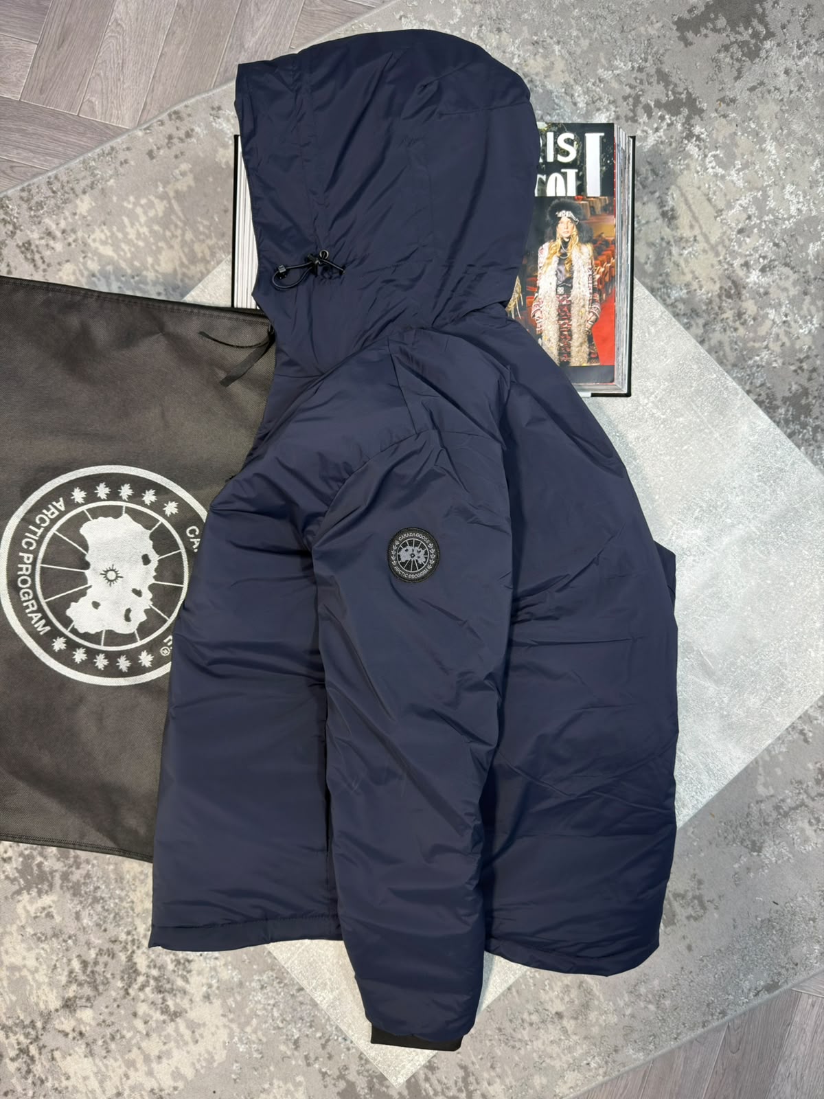 CG Lodge Jacket Ghost Badge Navy CG