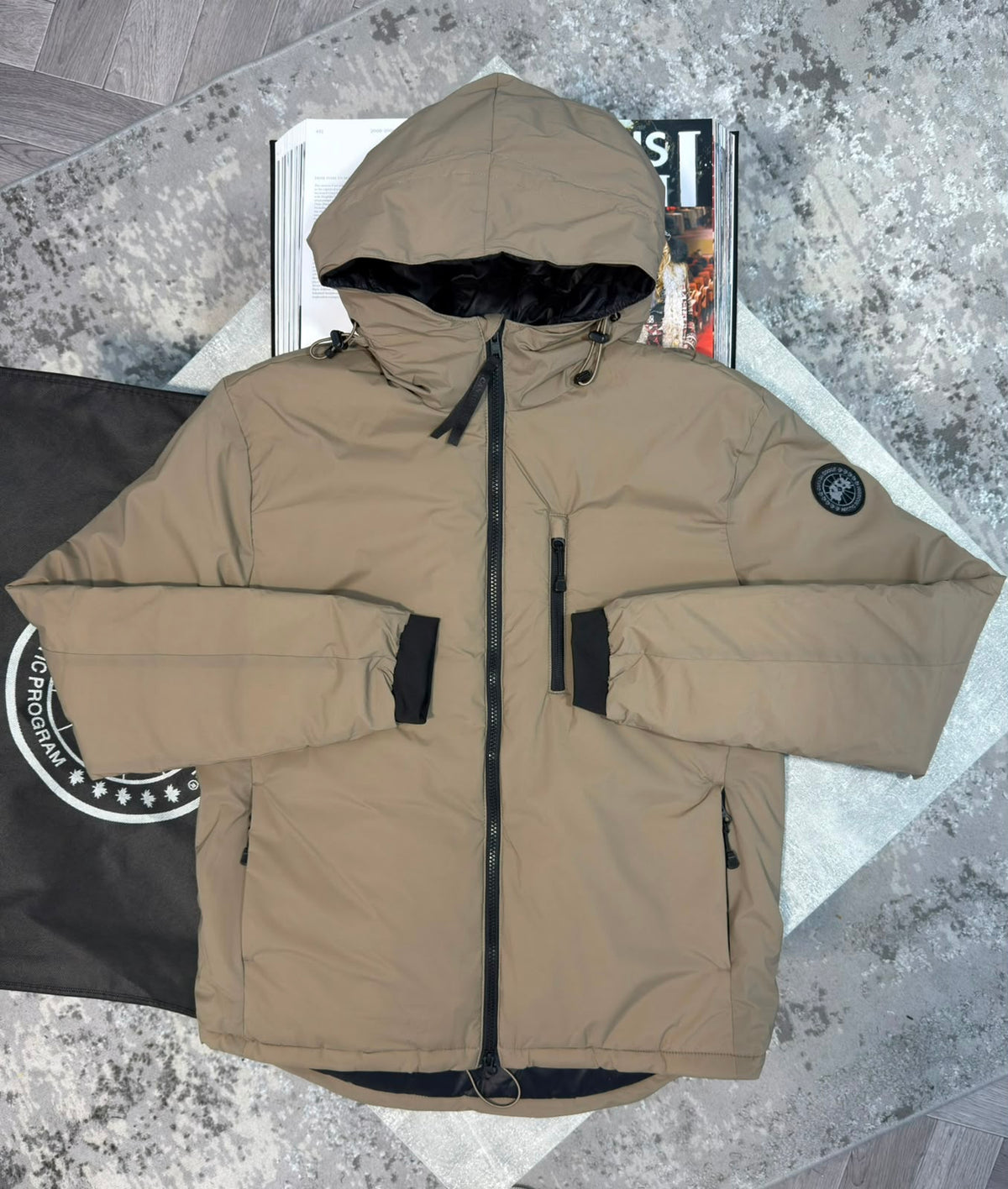 CG Lodge Jacket Ghost Badge Beige CG