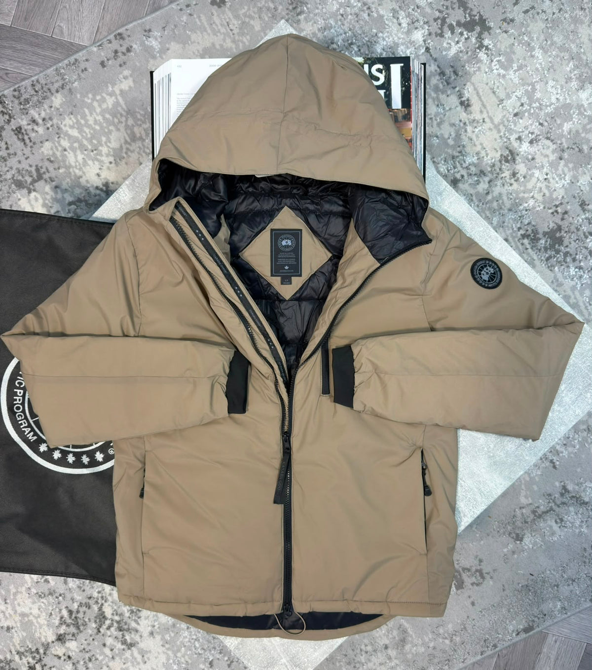 CG Lodge Jacket Ghost Badge Beige CG