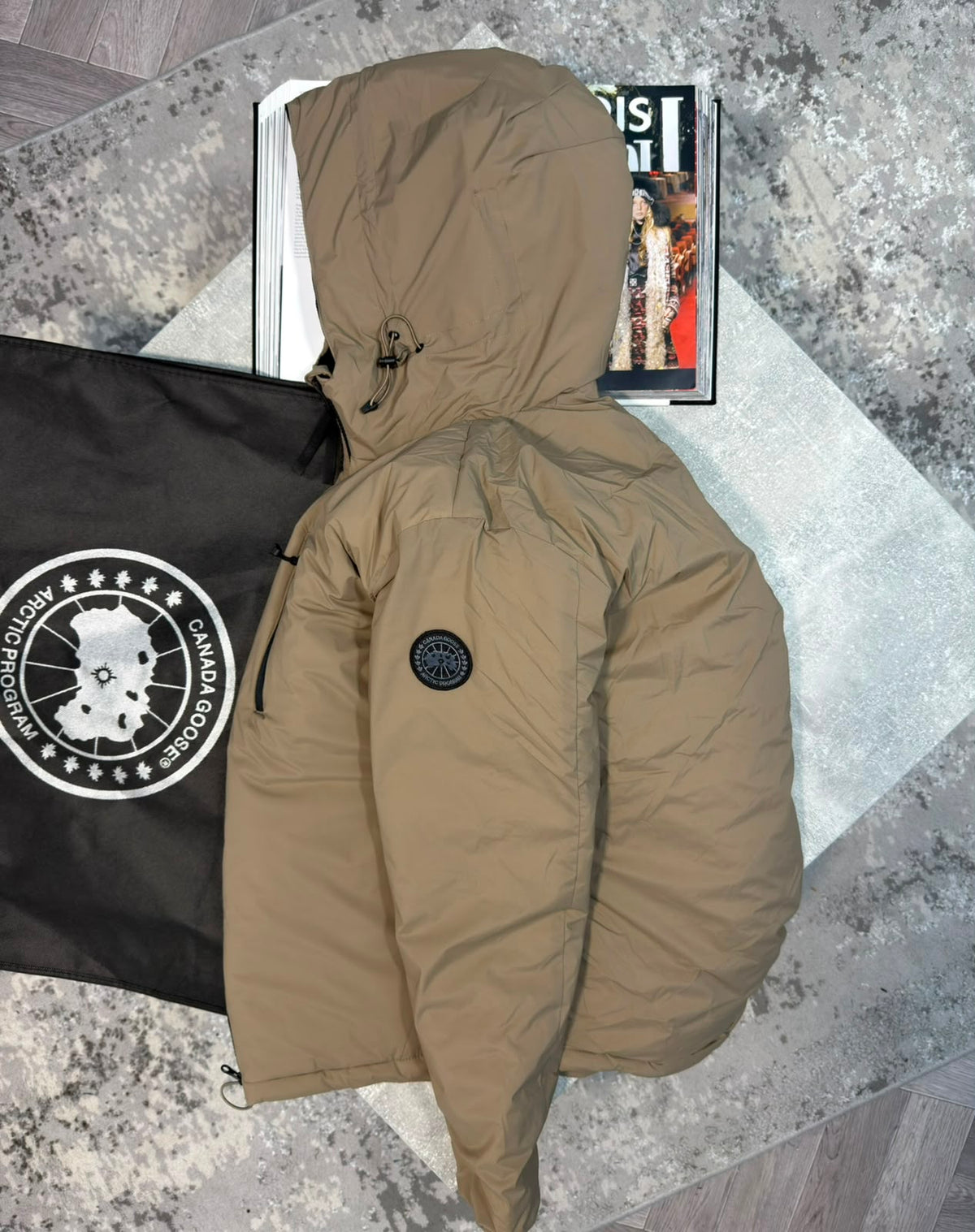 CG Lodge Jacket Ghost Badge Beige CG