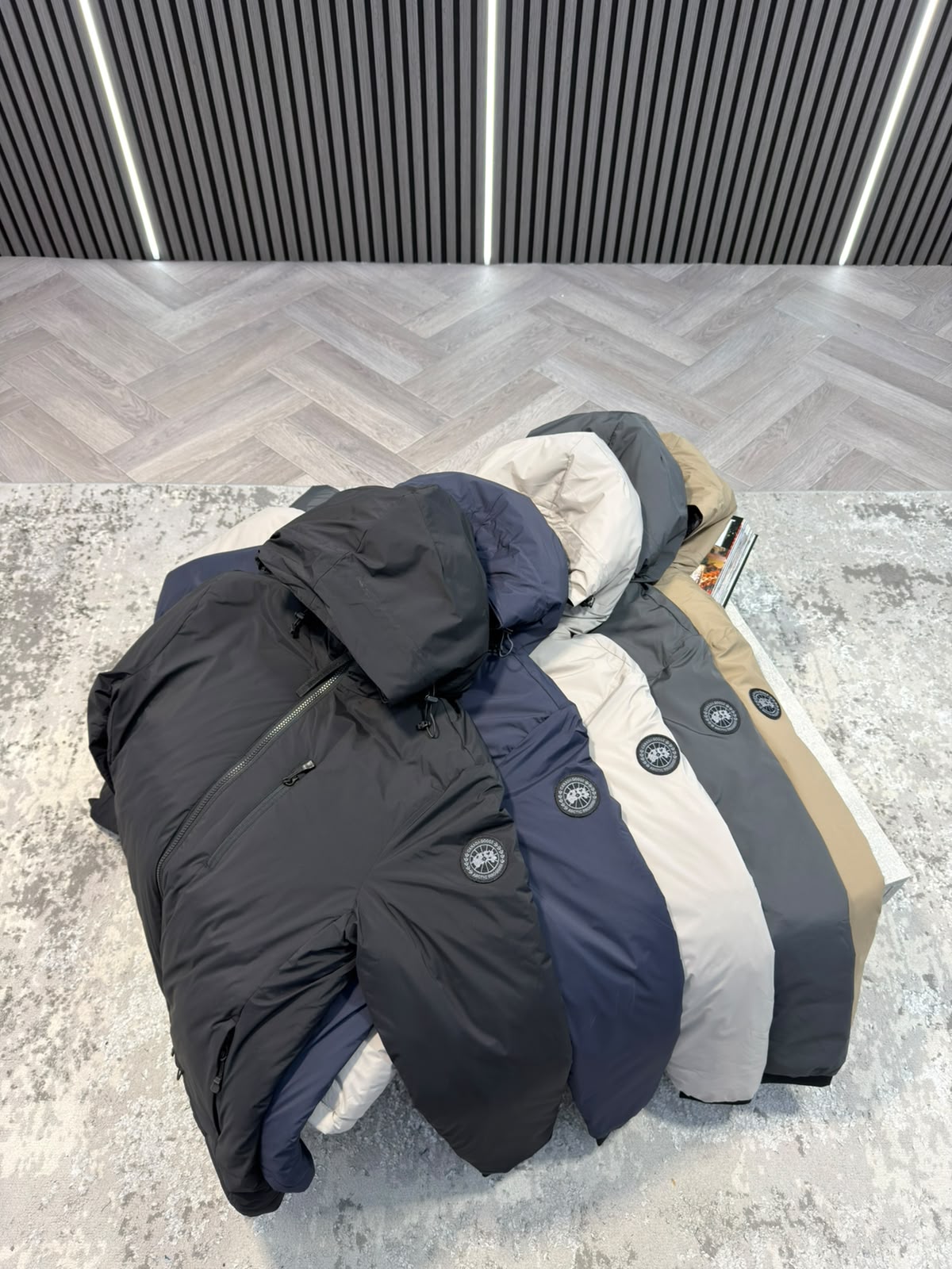 CG Lodge Jacket Ghost Badge Navy CG