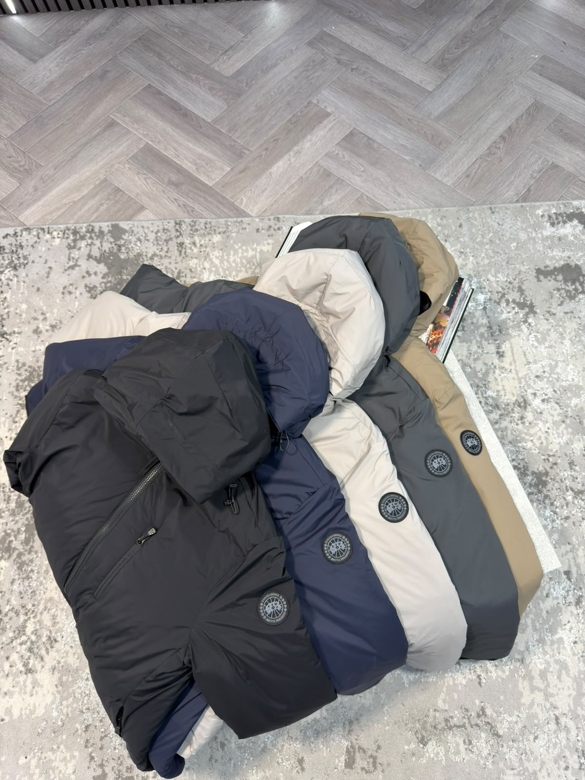 CG Lodge Jacket Ghost Badge Navy CG