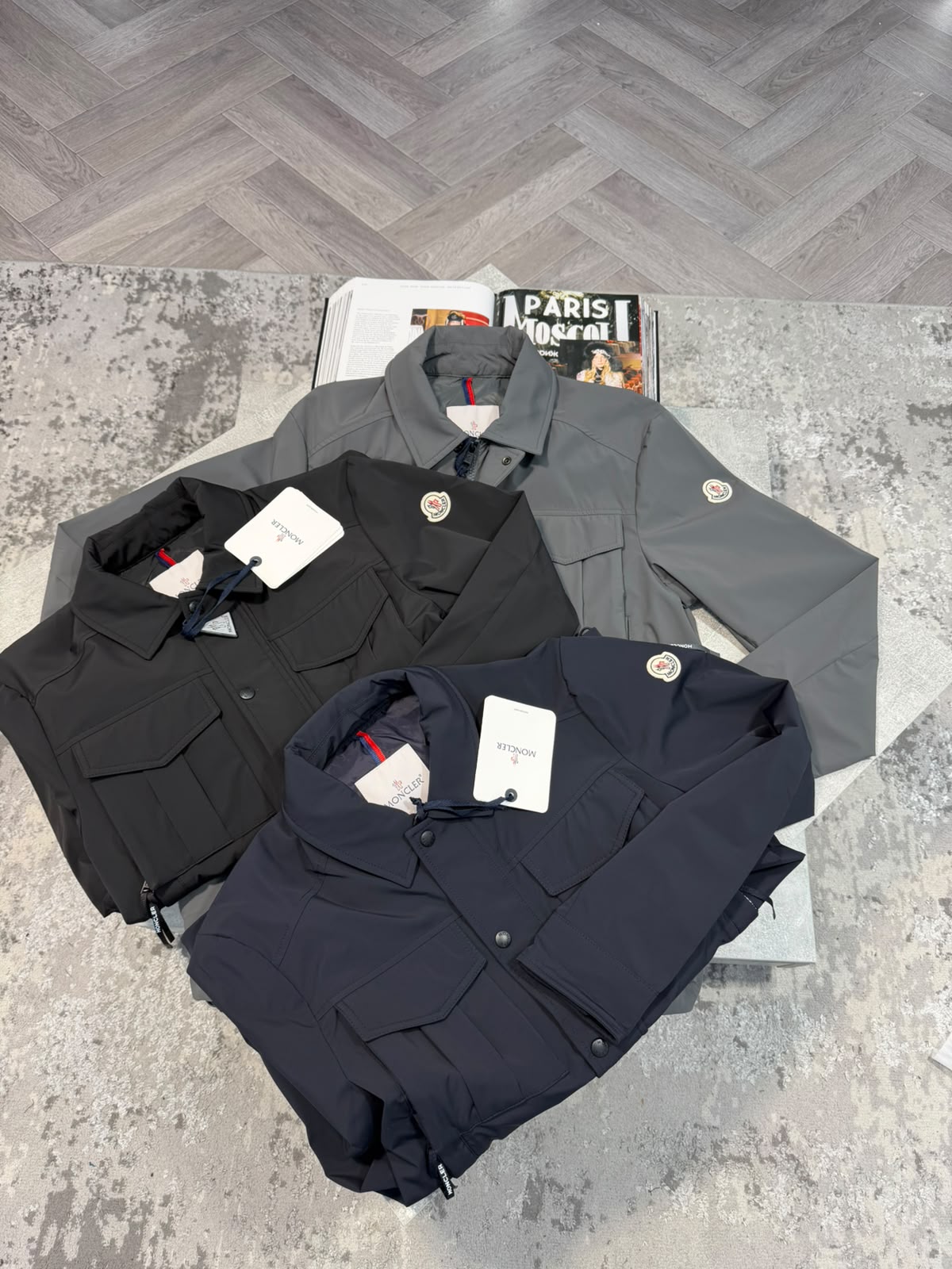 Mnclr over shirt Navy CLER