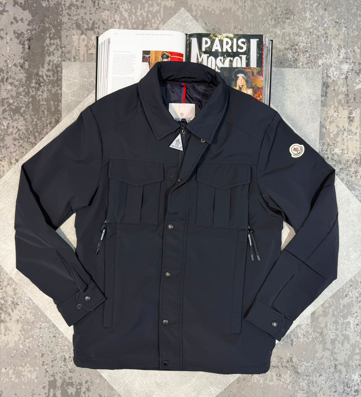 Mnclr over shirt Navy CLER