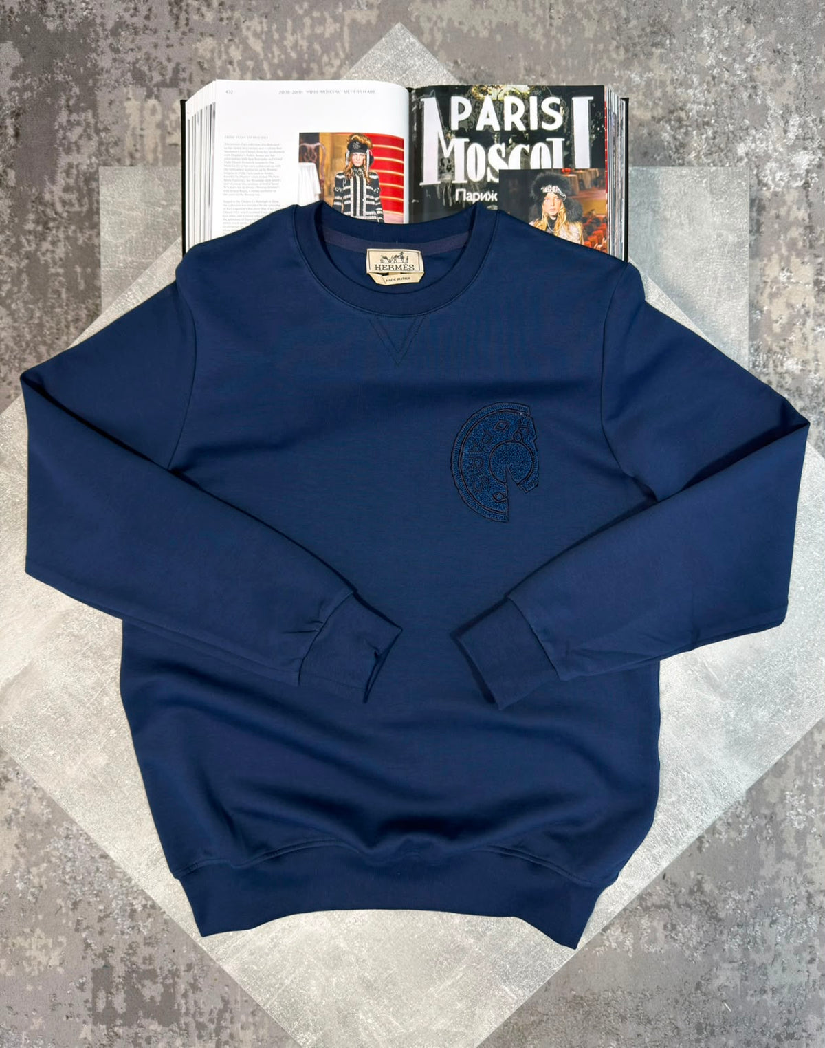 HM Jumper Navy Herm