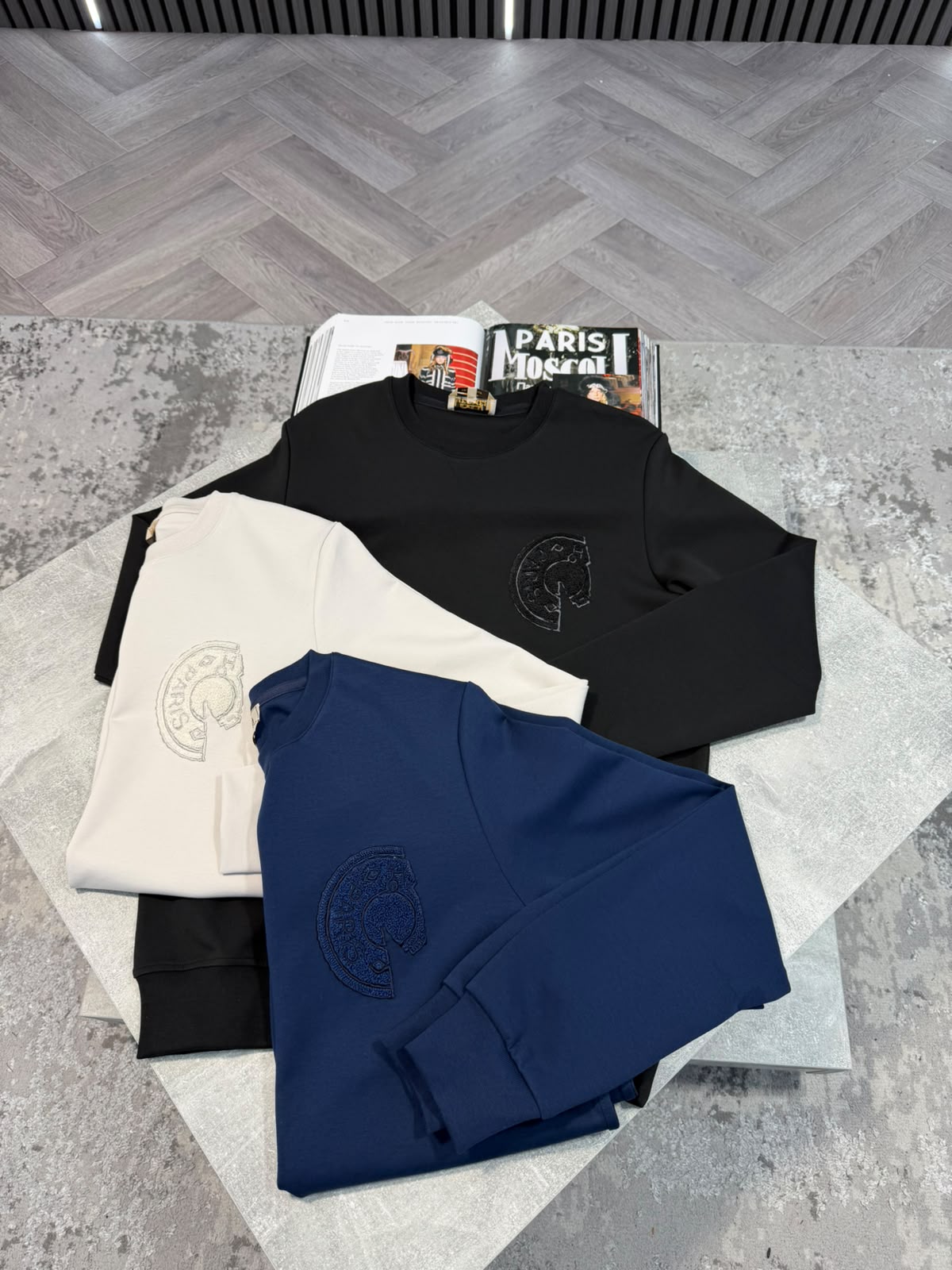 HM Jumper Navy Herm