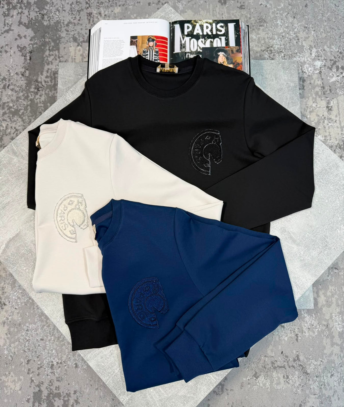 HM Jumper Navy Herm