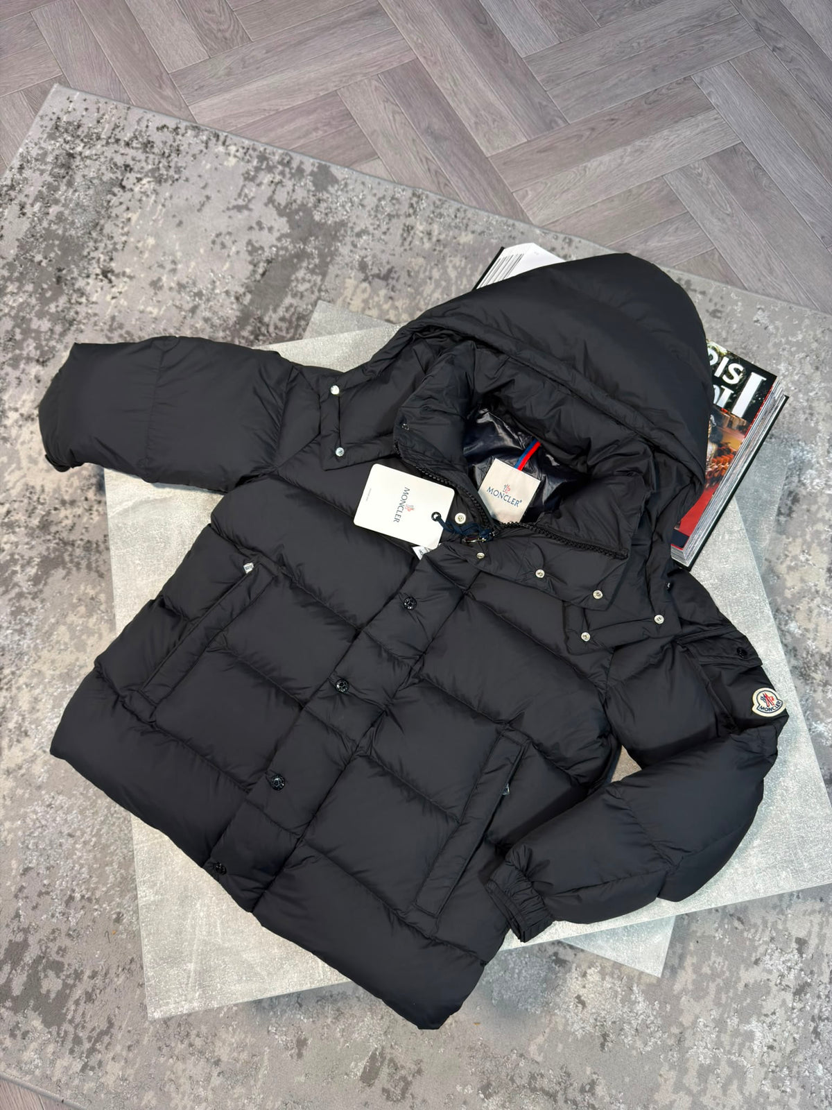Mnclr Maya Matt Jacket Black CLER